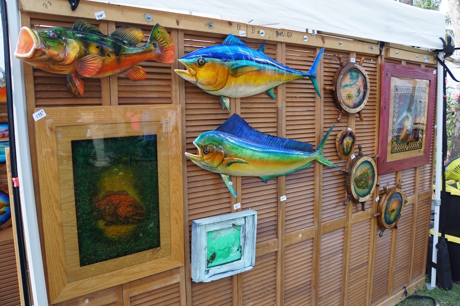 Custom art at the Seafood & Music Festival