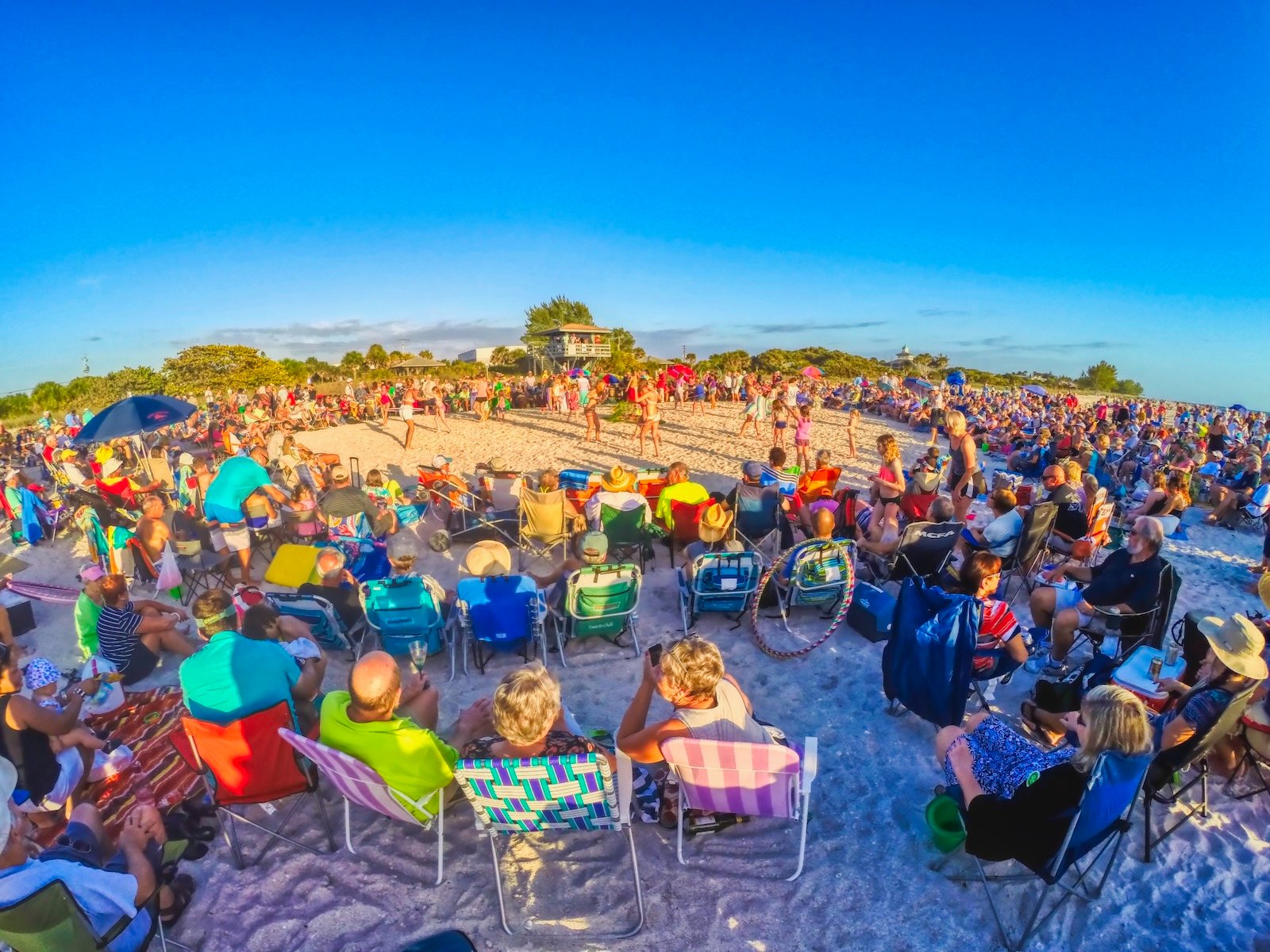 nokomis beach drum circle