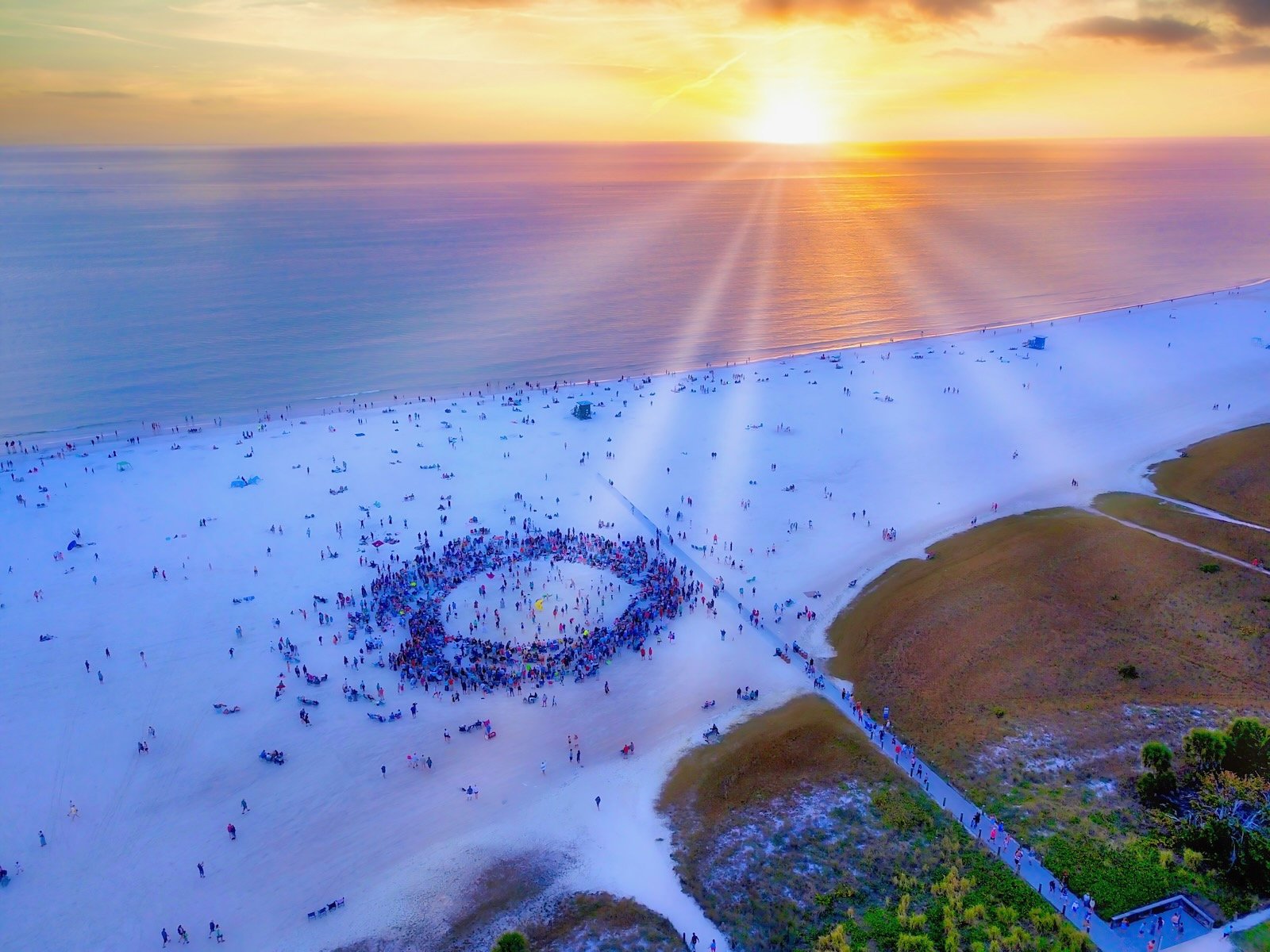 siesta key drum circle