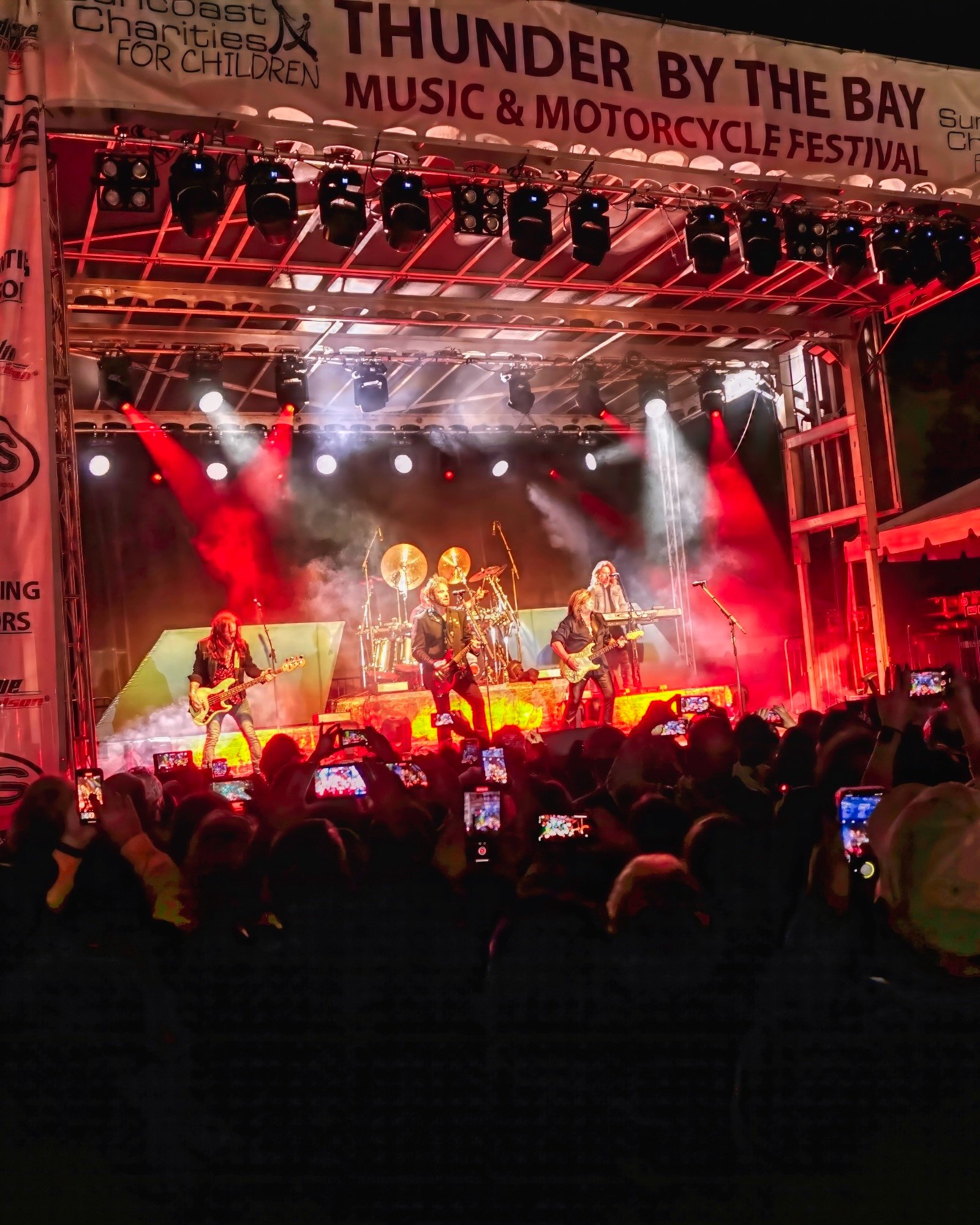 38 Special performs "Hang on Loosely" to rockin' crowd at Thunder by the Bay Motorcycle & Music Festival in Sarasota FL