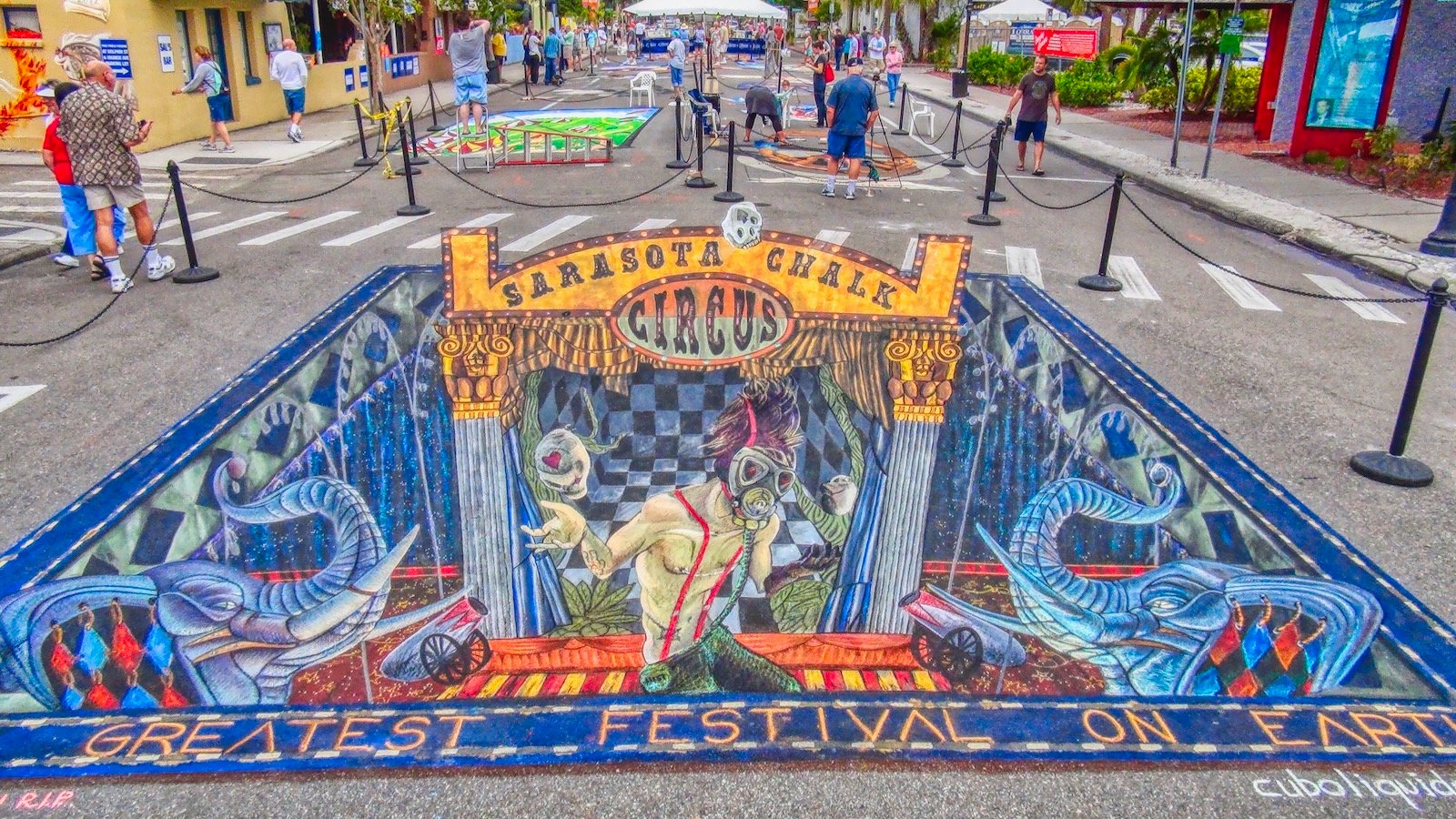 sarasota chalk festival 2012