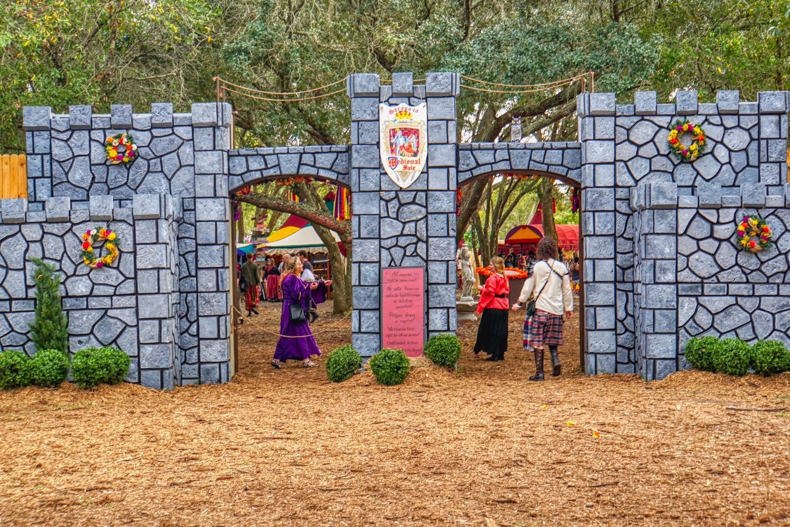 You're entering the Middle Ages at Sarasota's Medieval Fair.