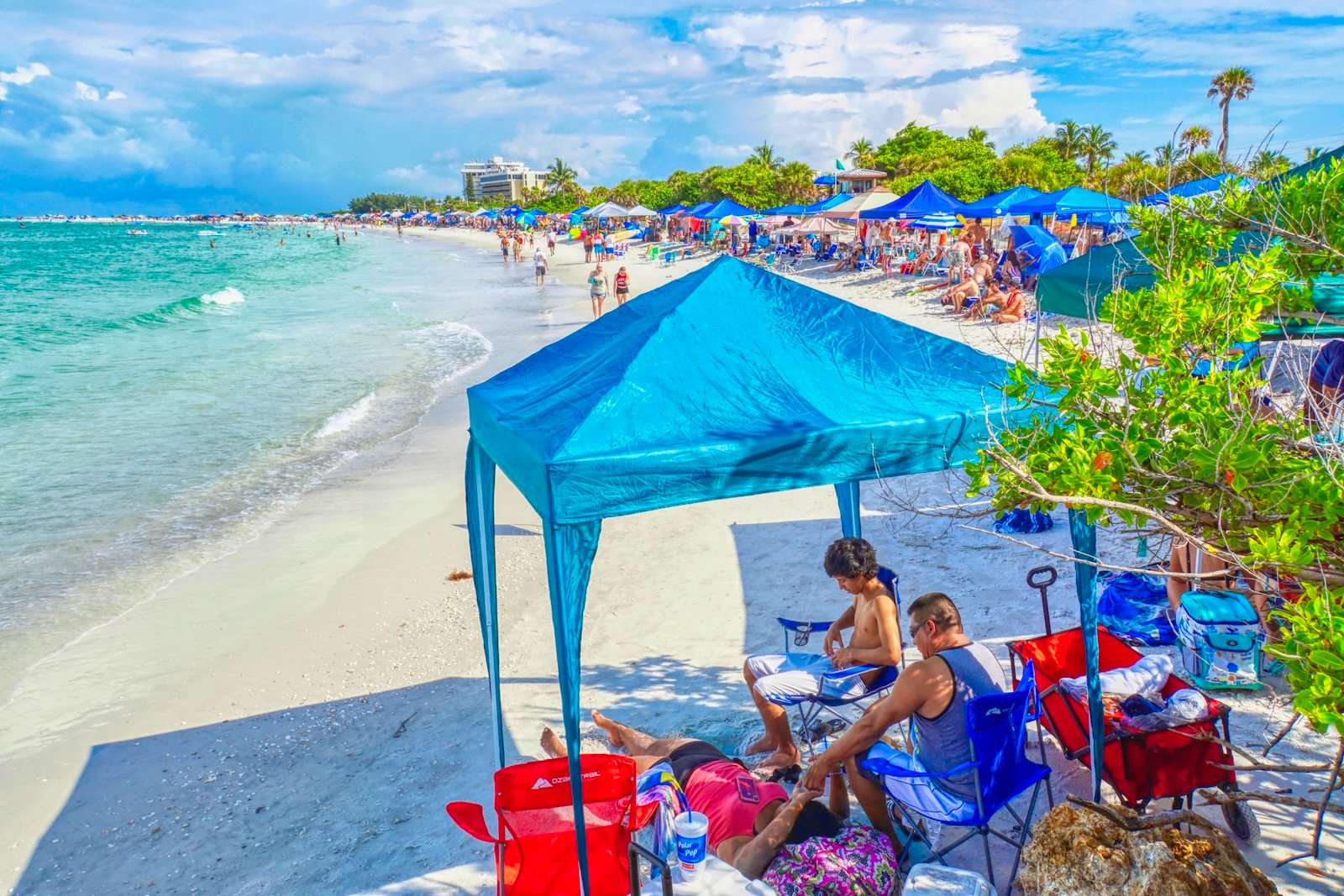 It's party time at Lido Beach during the annual Grand Prix Powerboat Festival