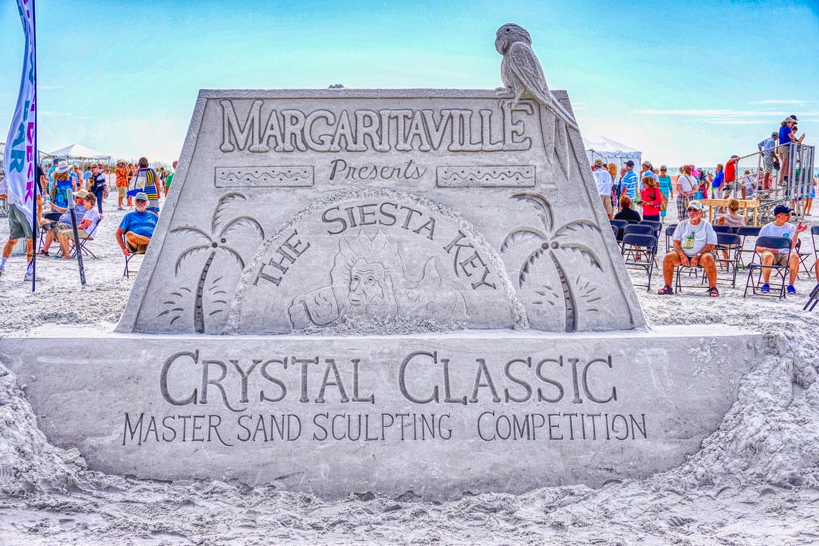 crystal classic siesta key - welcome sculpture