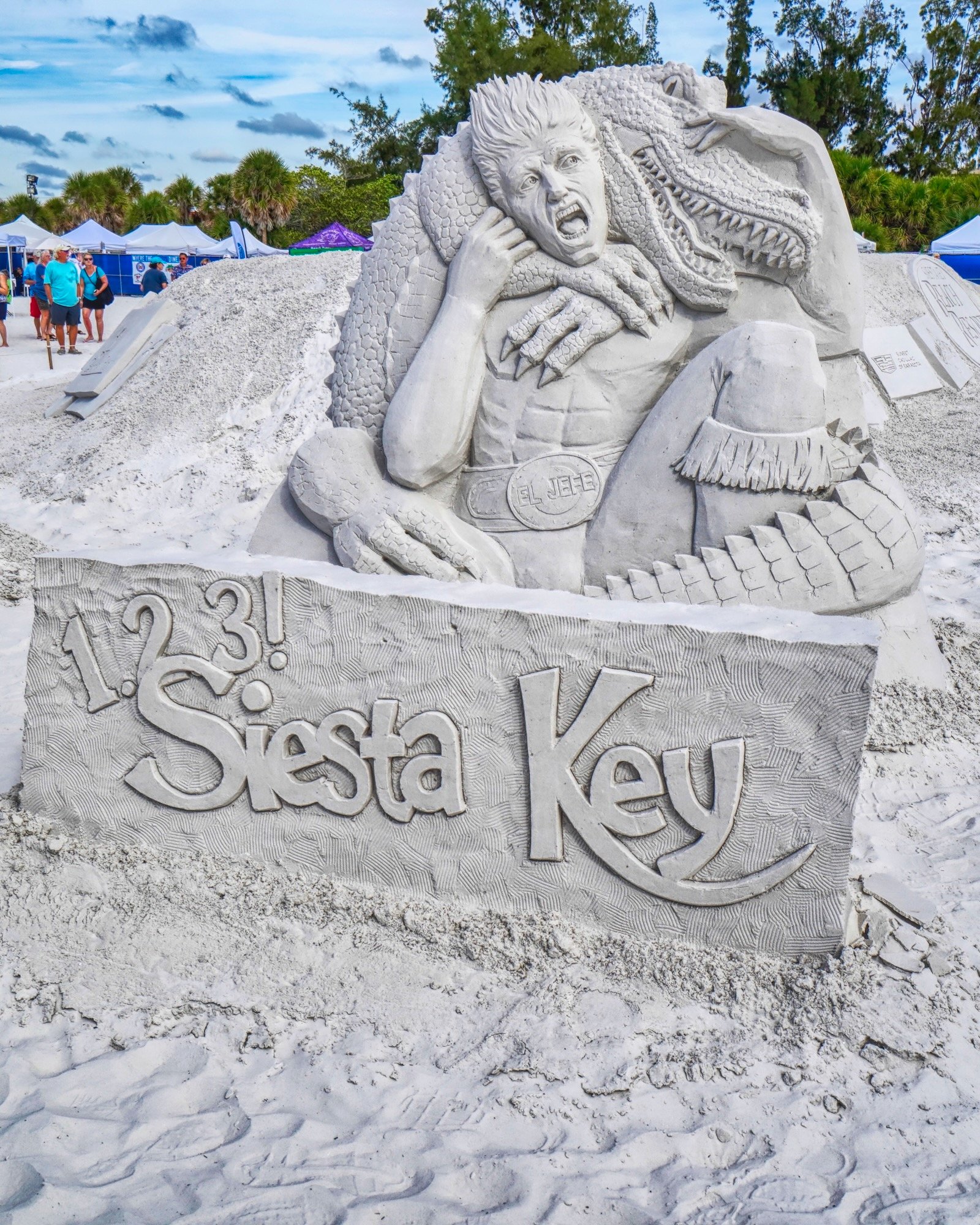 siesta key crystal classic gator attack