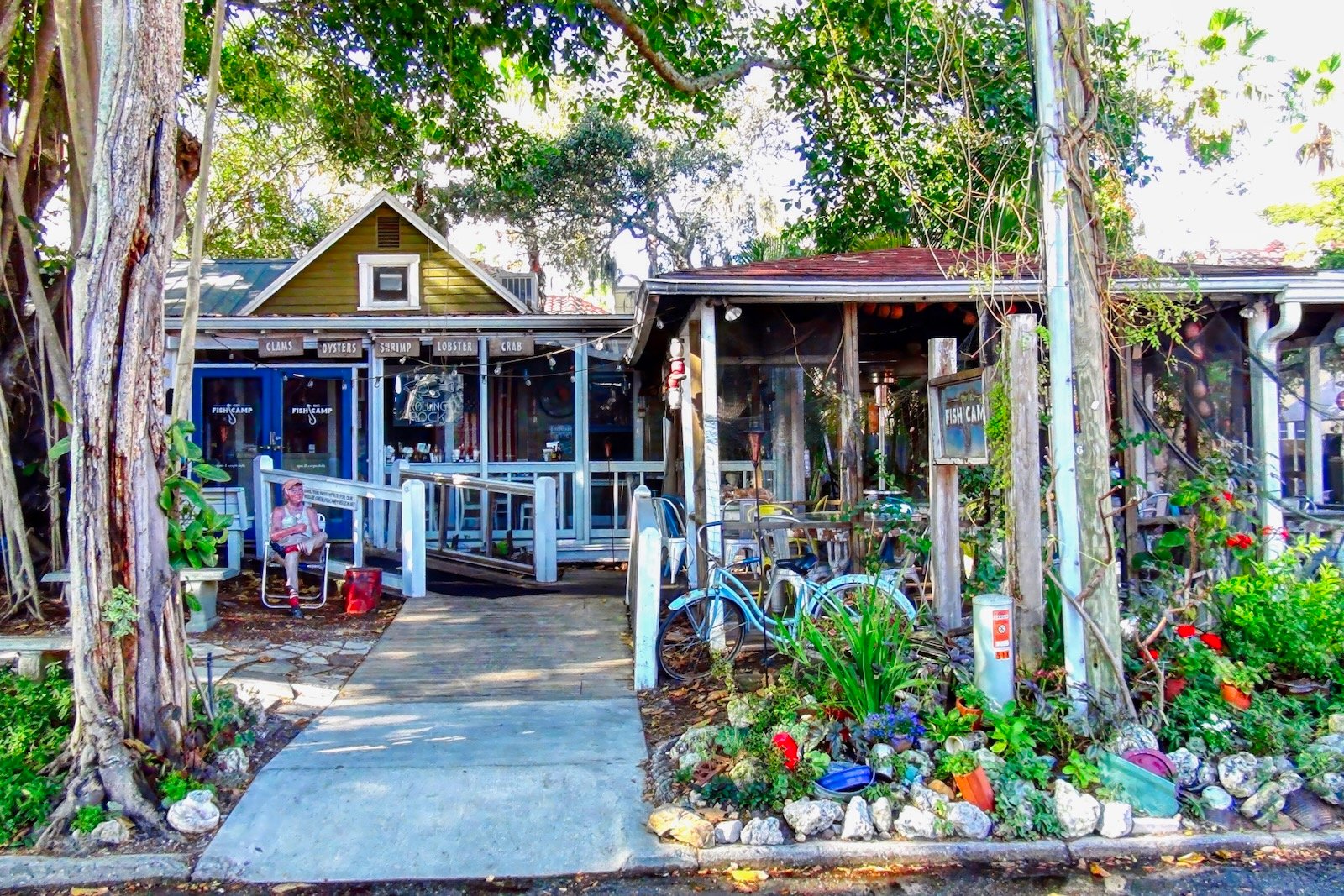 owen's fish camp front view must see icons of sarasota