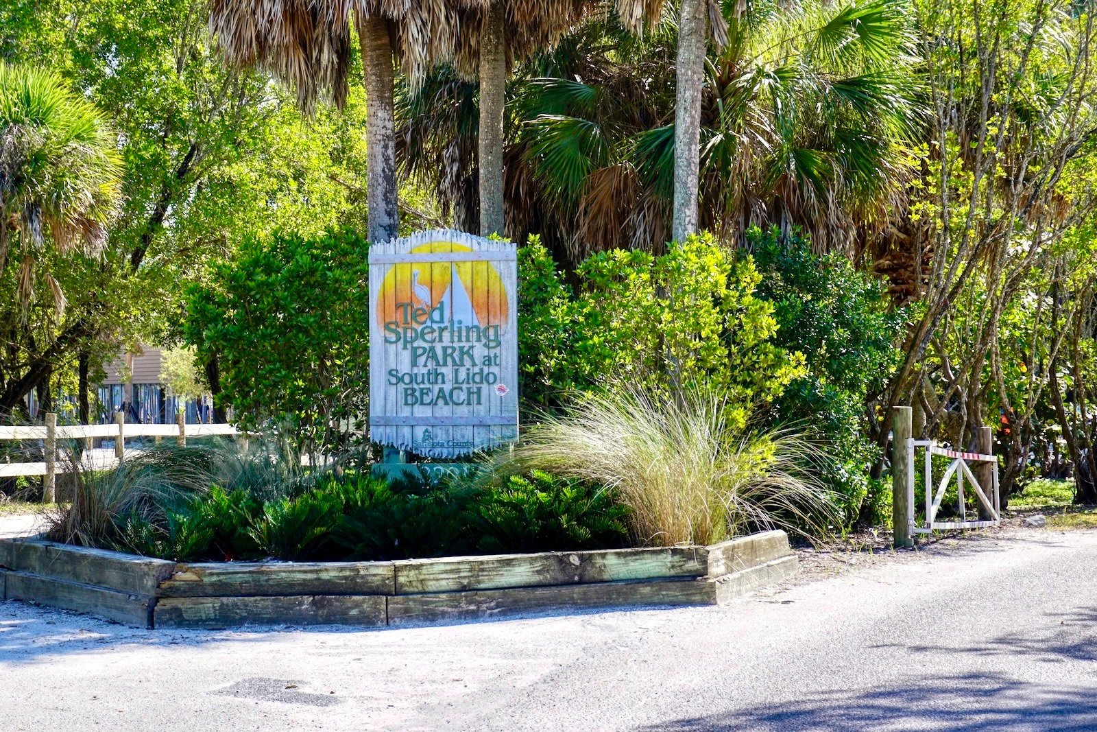 sign notes Ted Sperling Park at South Lido Beach