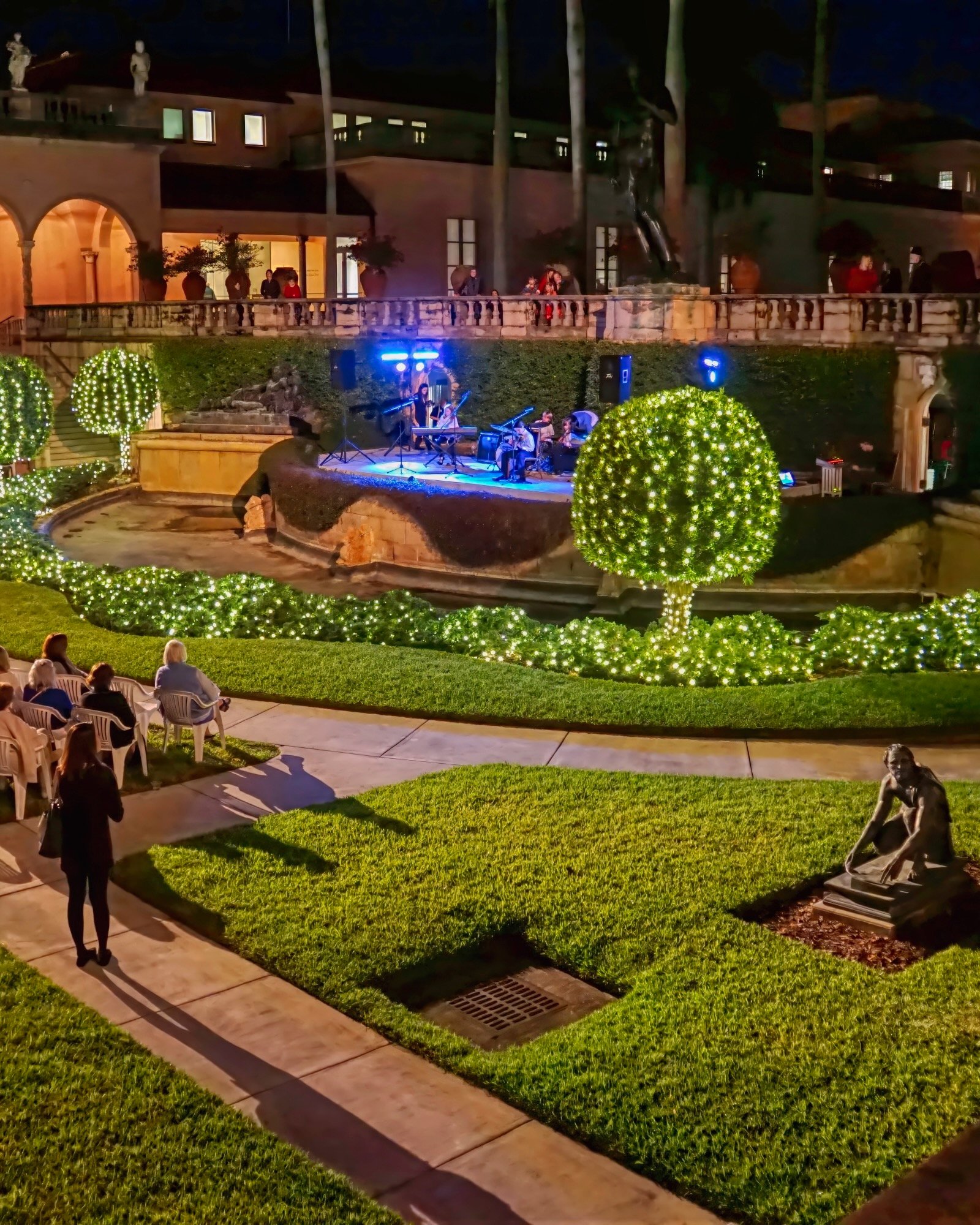toys-for-tots ringling includes local school children performing songs at various venuses.