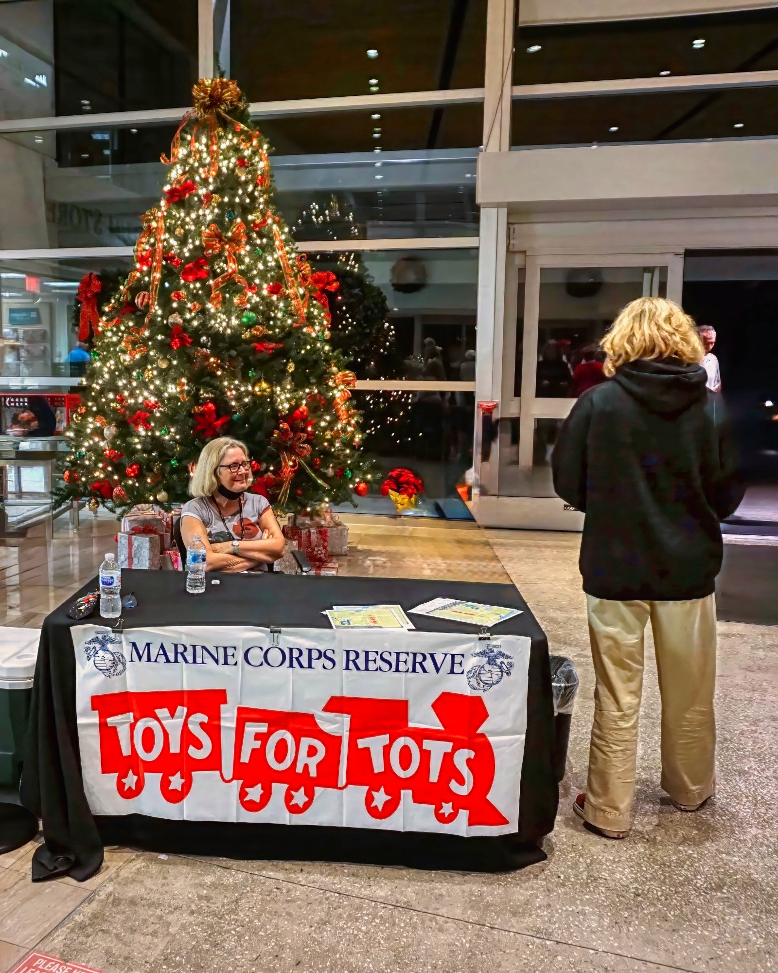 The Ringling's annual Toys-for-Tots toy drive