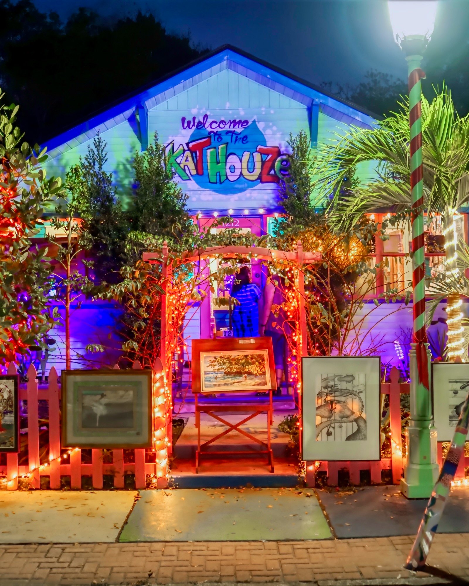 "Kat Houze" during ArtWalk March 2022 in Village of the Arts Bradenton