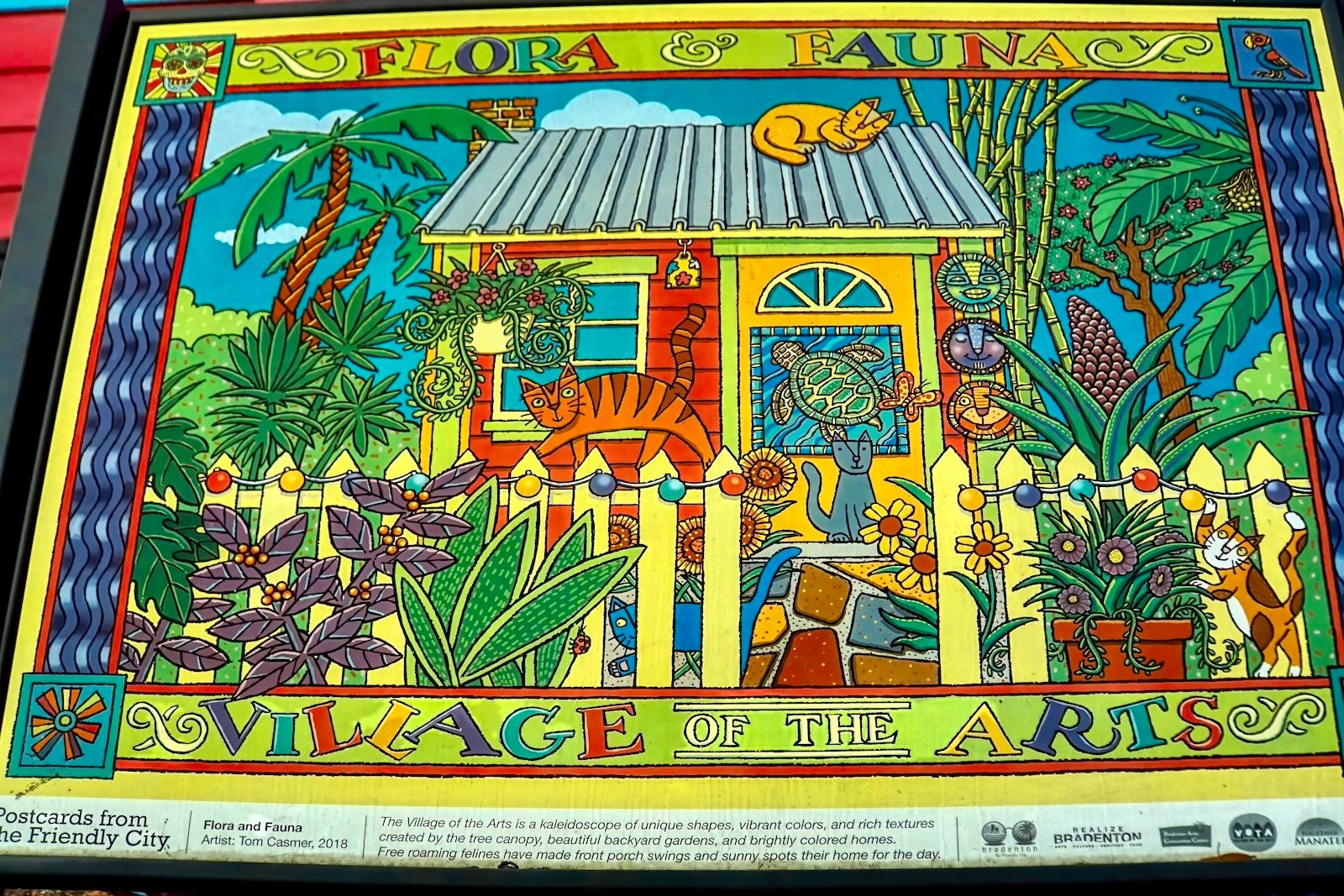 Floria and fauna at Village of the Arts Bradenton