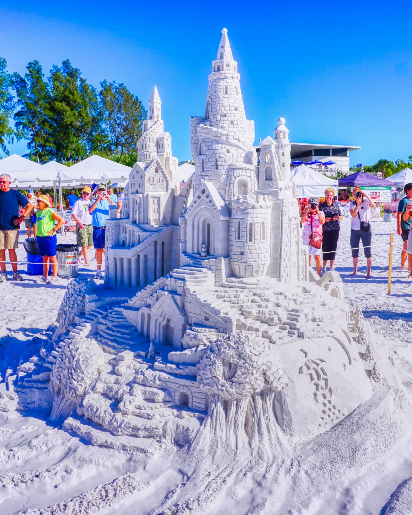 Crystal Classic Siesta Key boasts another stunning sandcastle by the inimitable "Amazin' Walter" (Walter McDonald) of South Padre Island TX