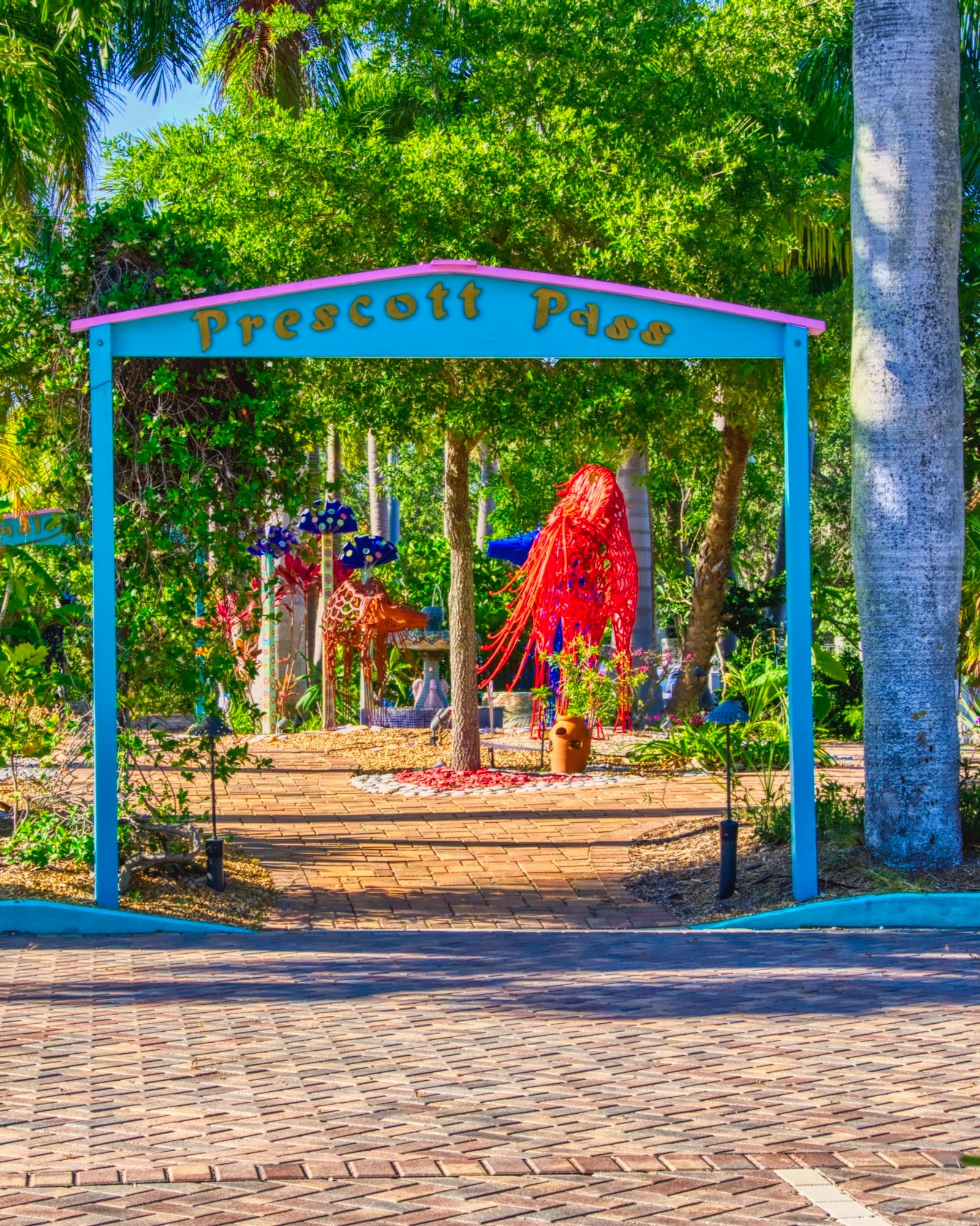 Marietta's magical garden infuses whimsy into the free-roaming animals