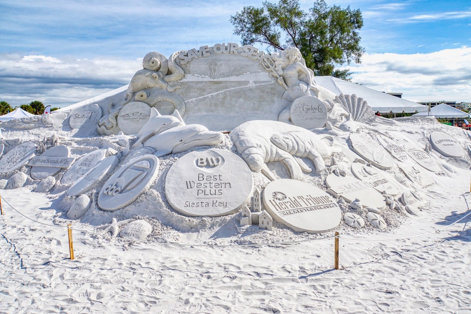 Crystal Classic Siesta Key sand art marquee 2