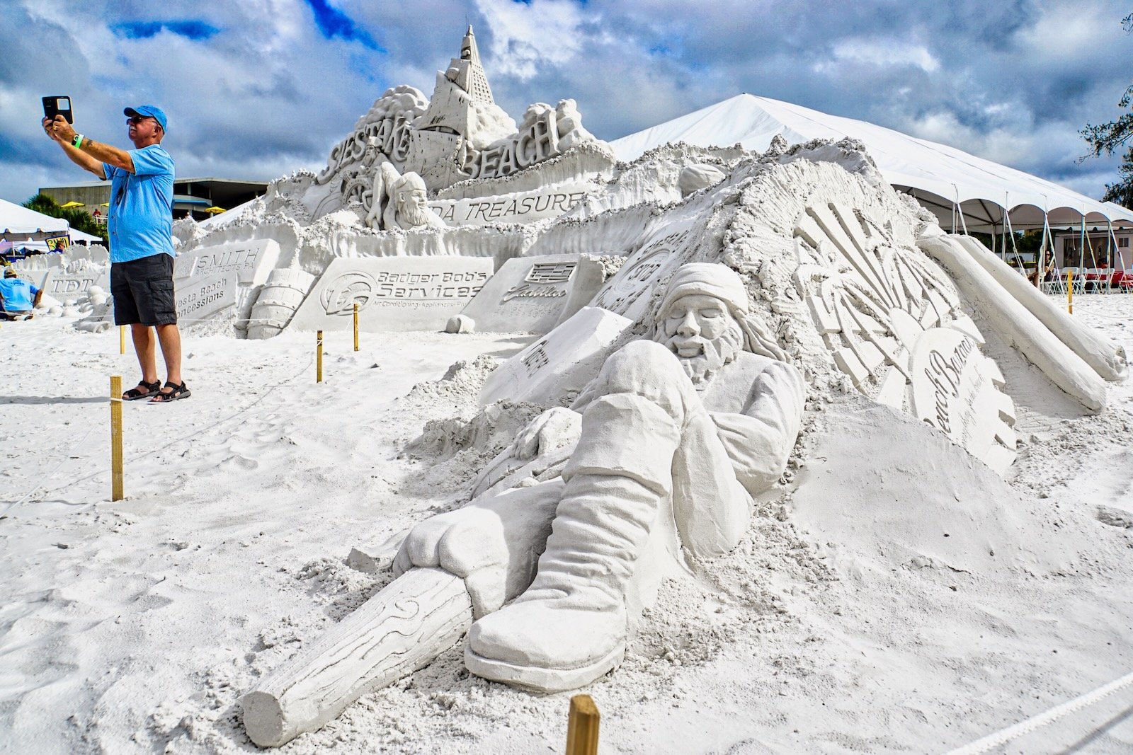 Crystal Classic Siesta Key sand art marquee 1