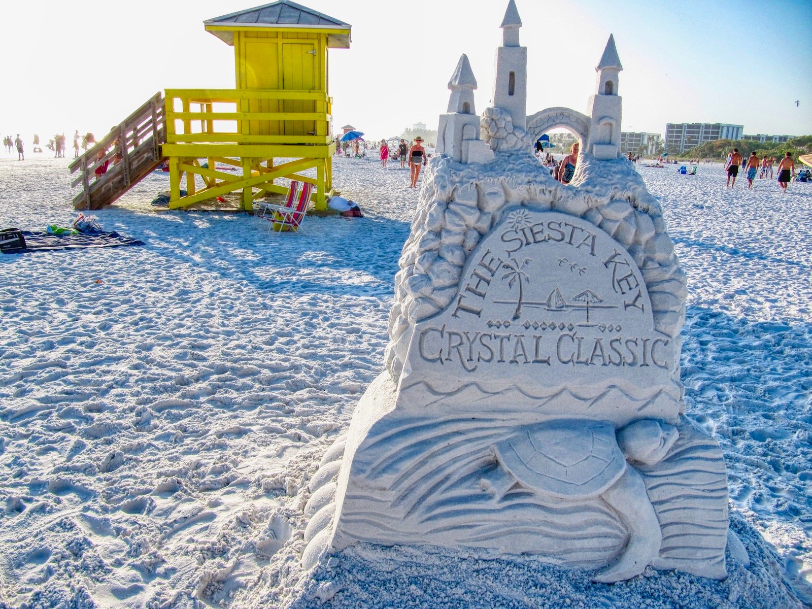 The Siesta Key Crystal Classic's humble beginning along the shore at Siesta Key Beach