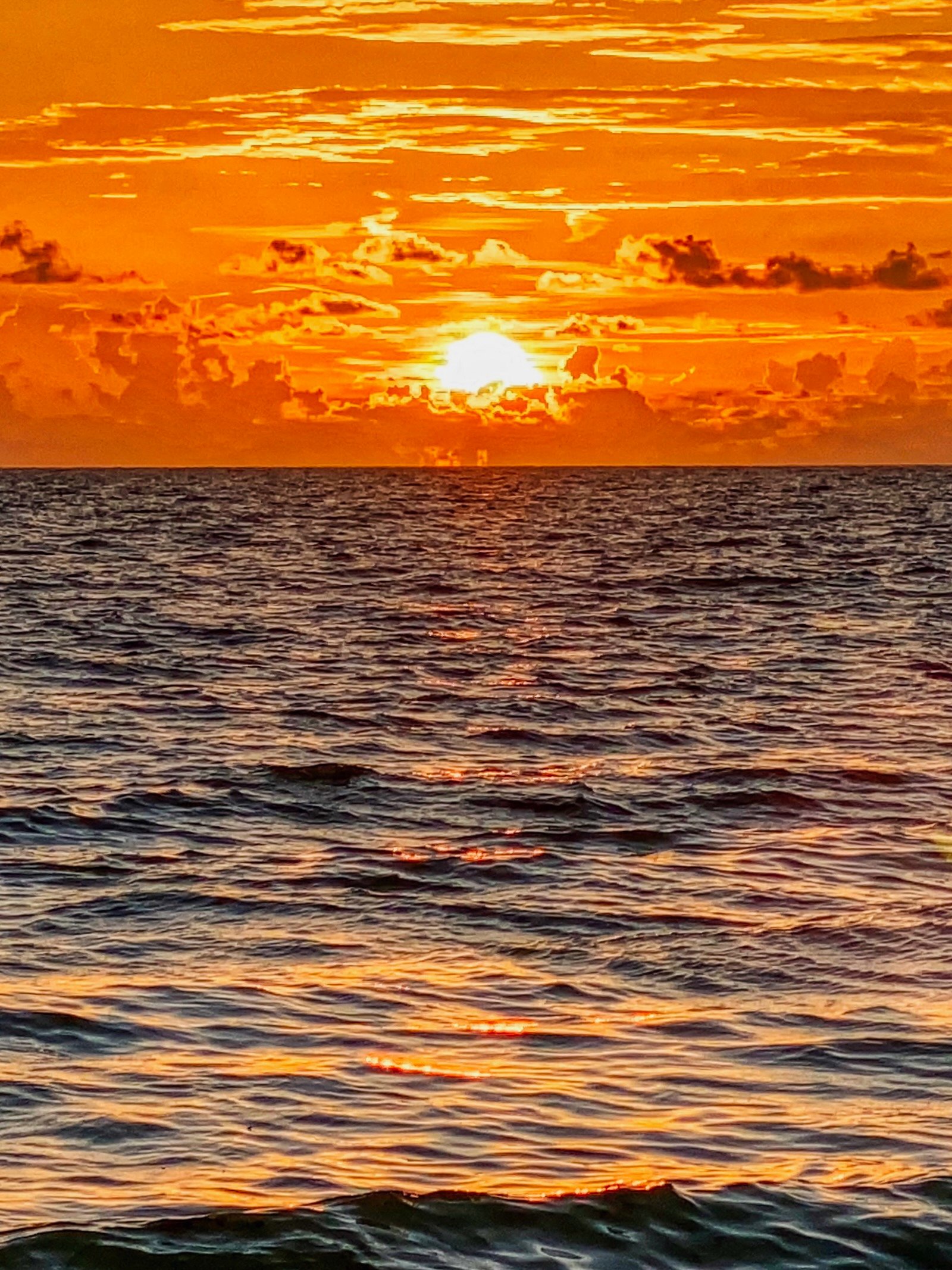 gorgeous sunset at Nokomis Beach Florida