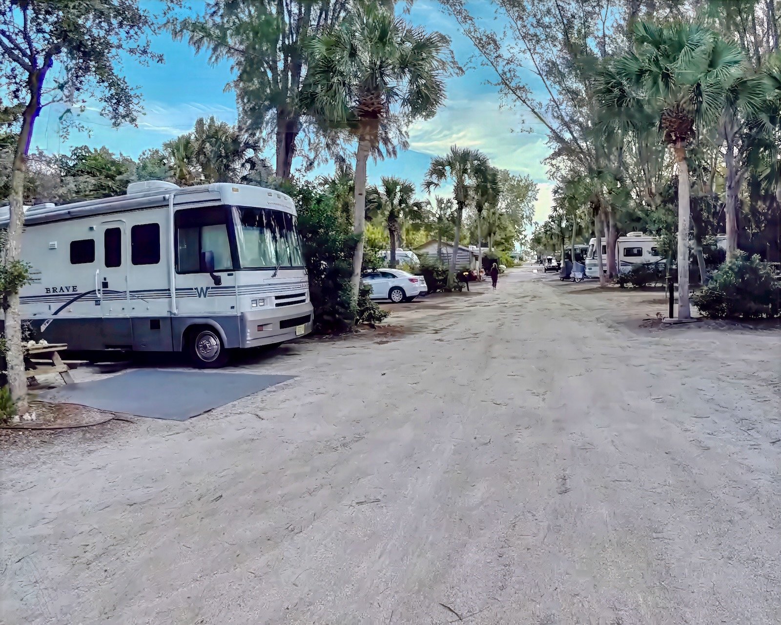 Turtle Beach Campground next door to Turtle Beach Siesta Key