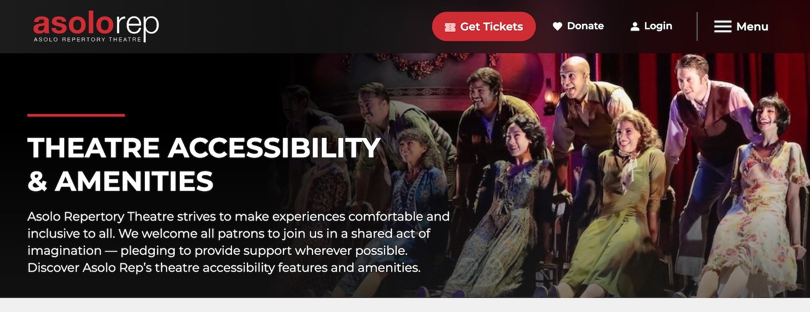 Asolo repertory theatre sarasota offers accessibility