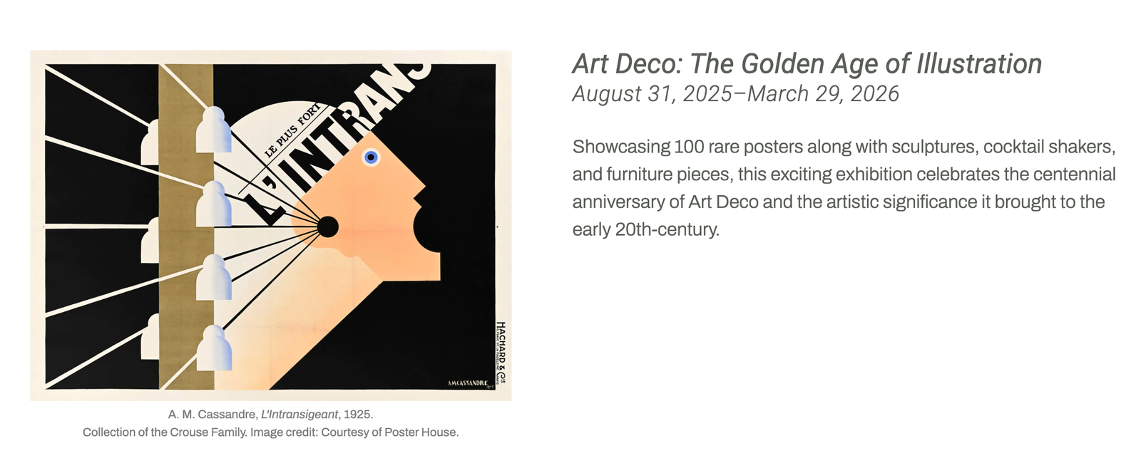 art deco: the golden age exhibition at the sarasota art museum
