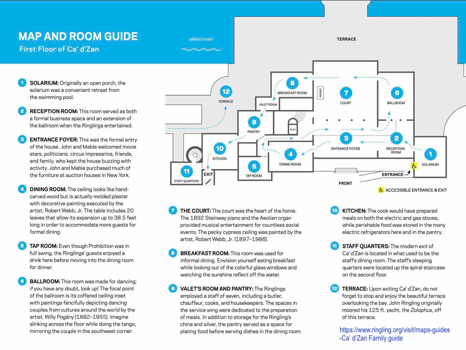 ca' d'Zan floor plan
