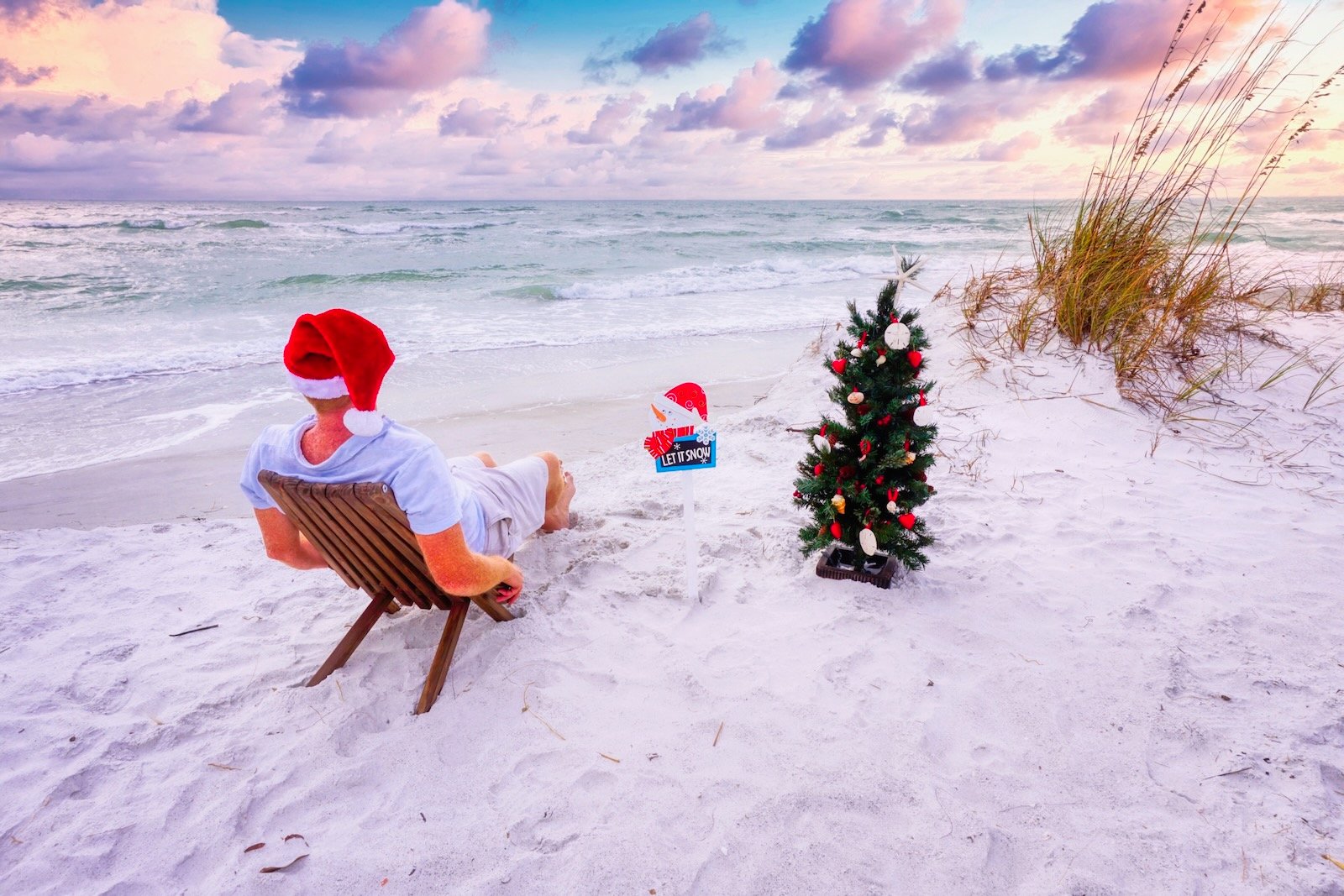 Sarasota's version of a white Christmas - Siesta Key Activities