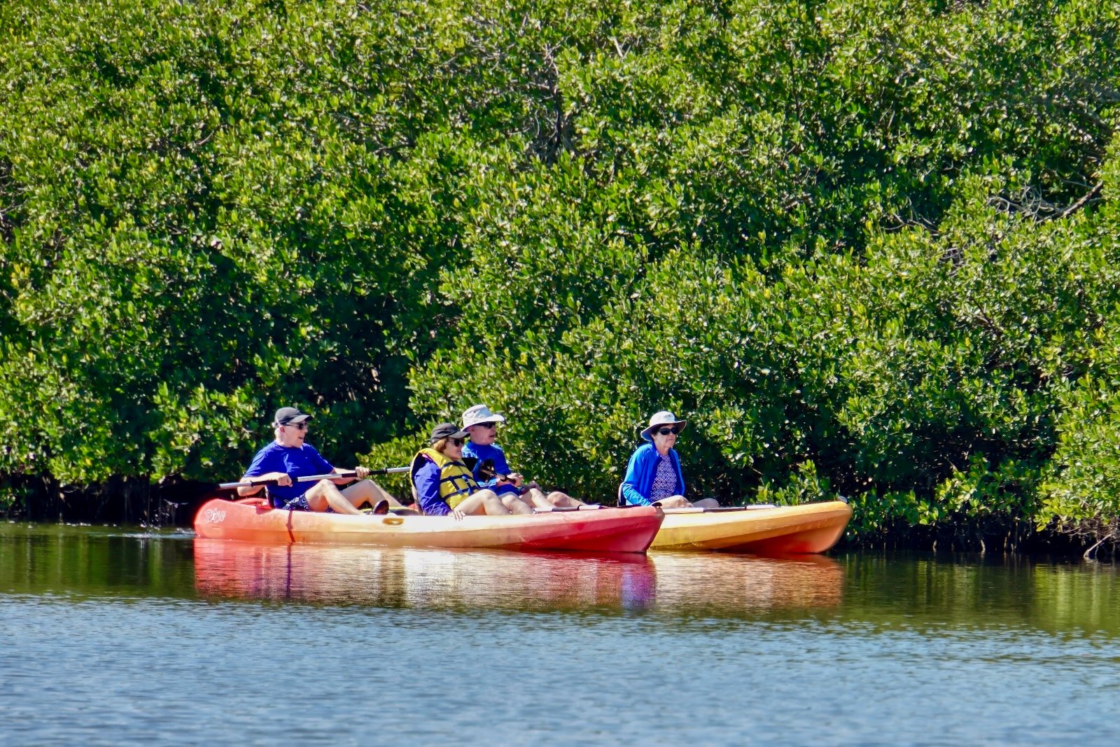 kayaking at Ted Sperling Park at South Lido Beach Nature Park