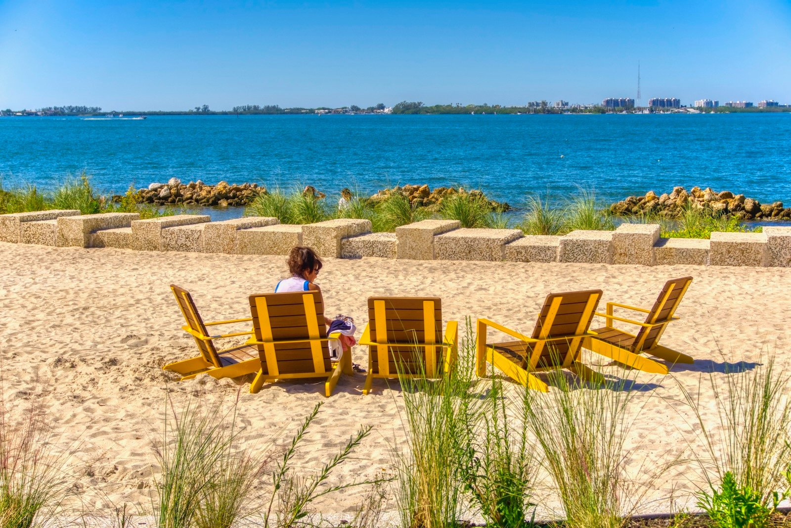 Pull up a chair at The Bay Park Sarasota for enjoyable Bay breeze