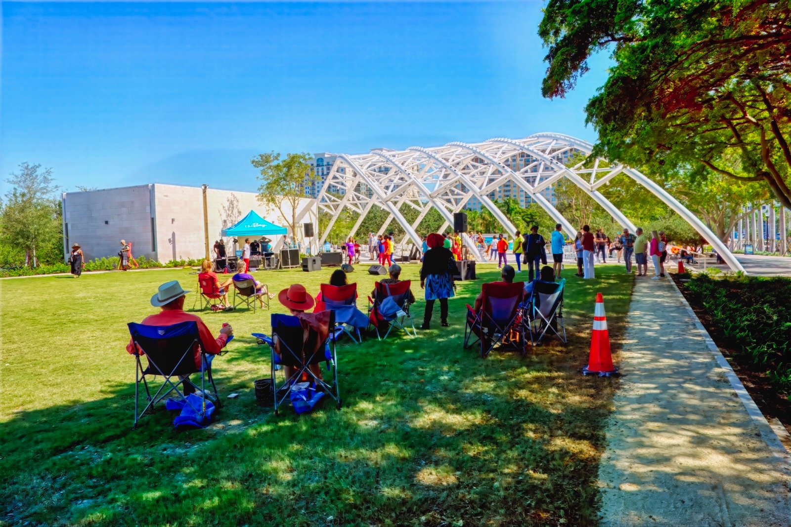 Green space at The Bay Park Sarasota