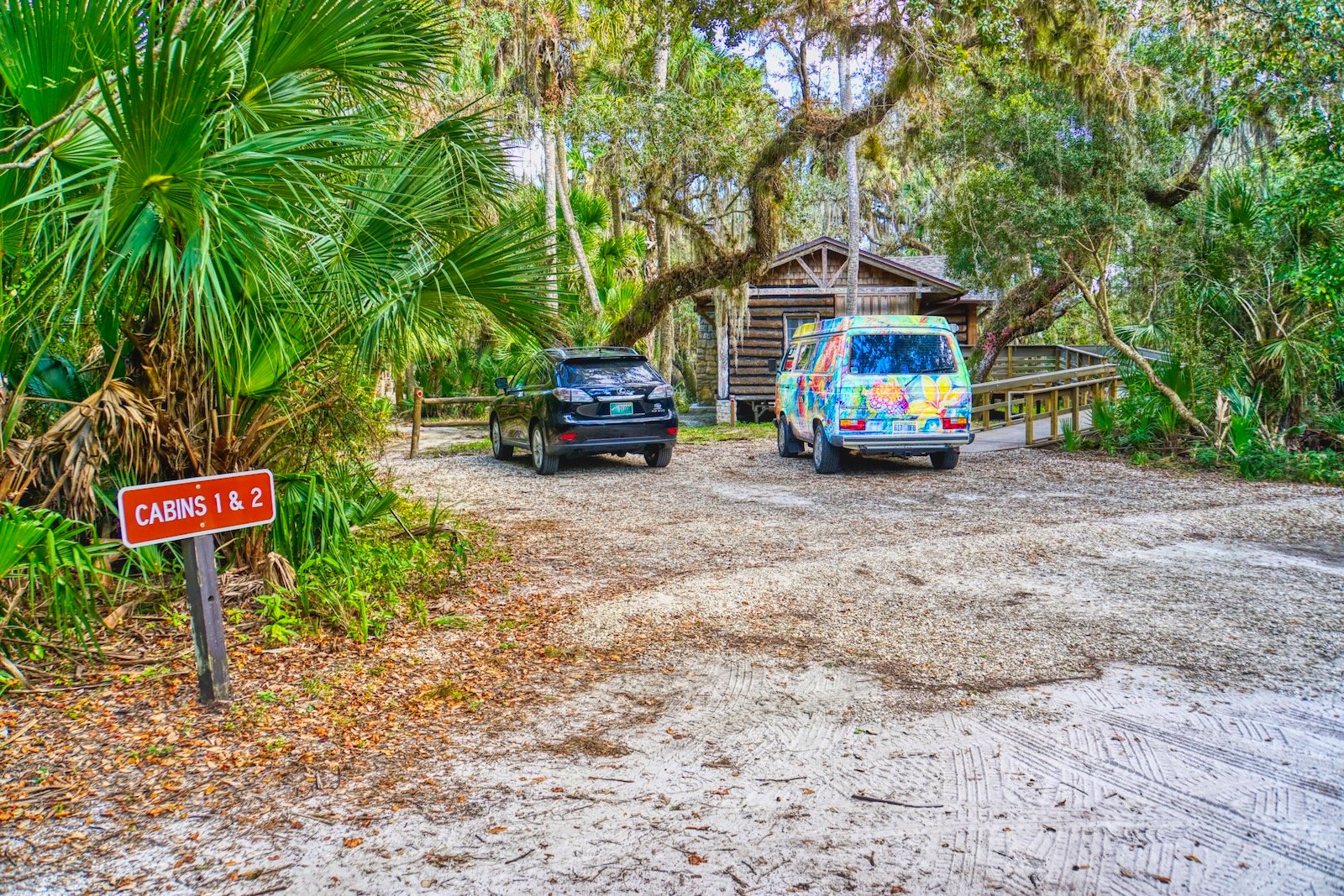 Rustic cabins at myakka river state park