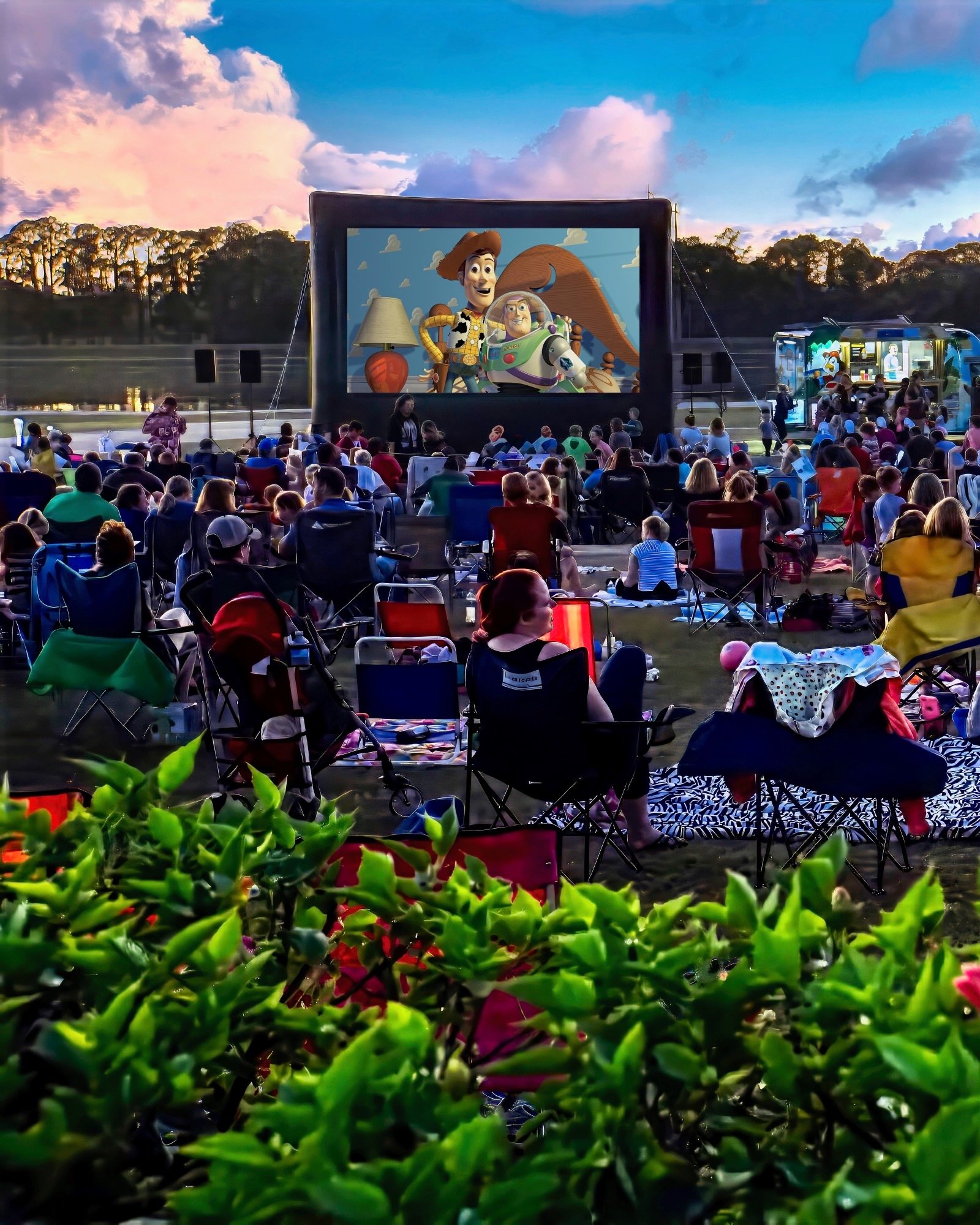 outdoor movie at Nathan Benderson Park Sarasota