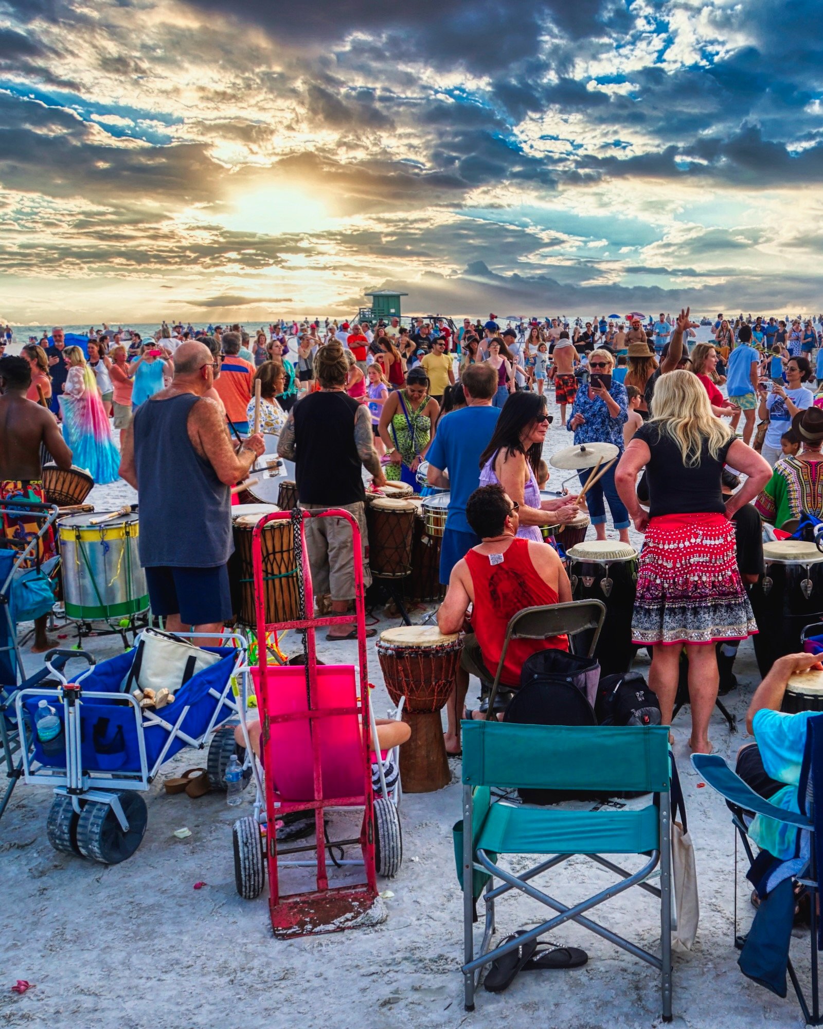 Sunday night drum circle - Siesta Key Activities