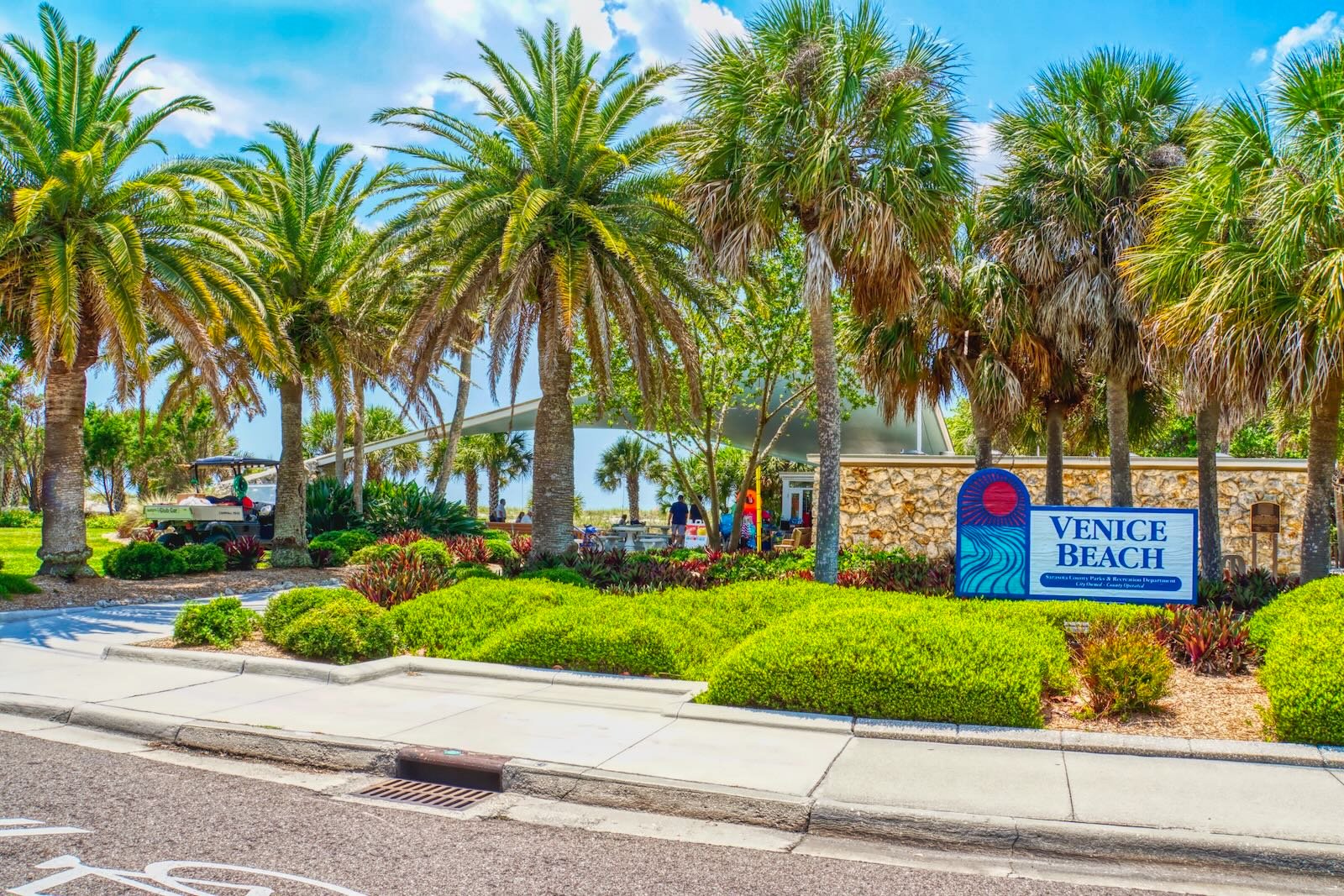 Iconic Venice Beach Pavilion at Venice Island Florida