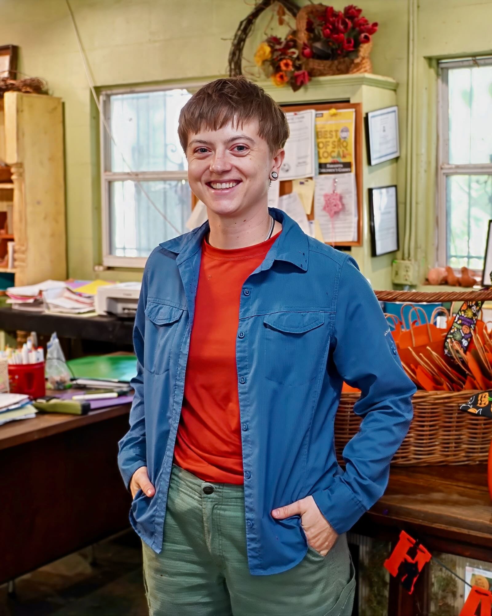 Heather at The Children’s Garden Sarasota
