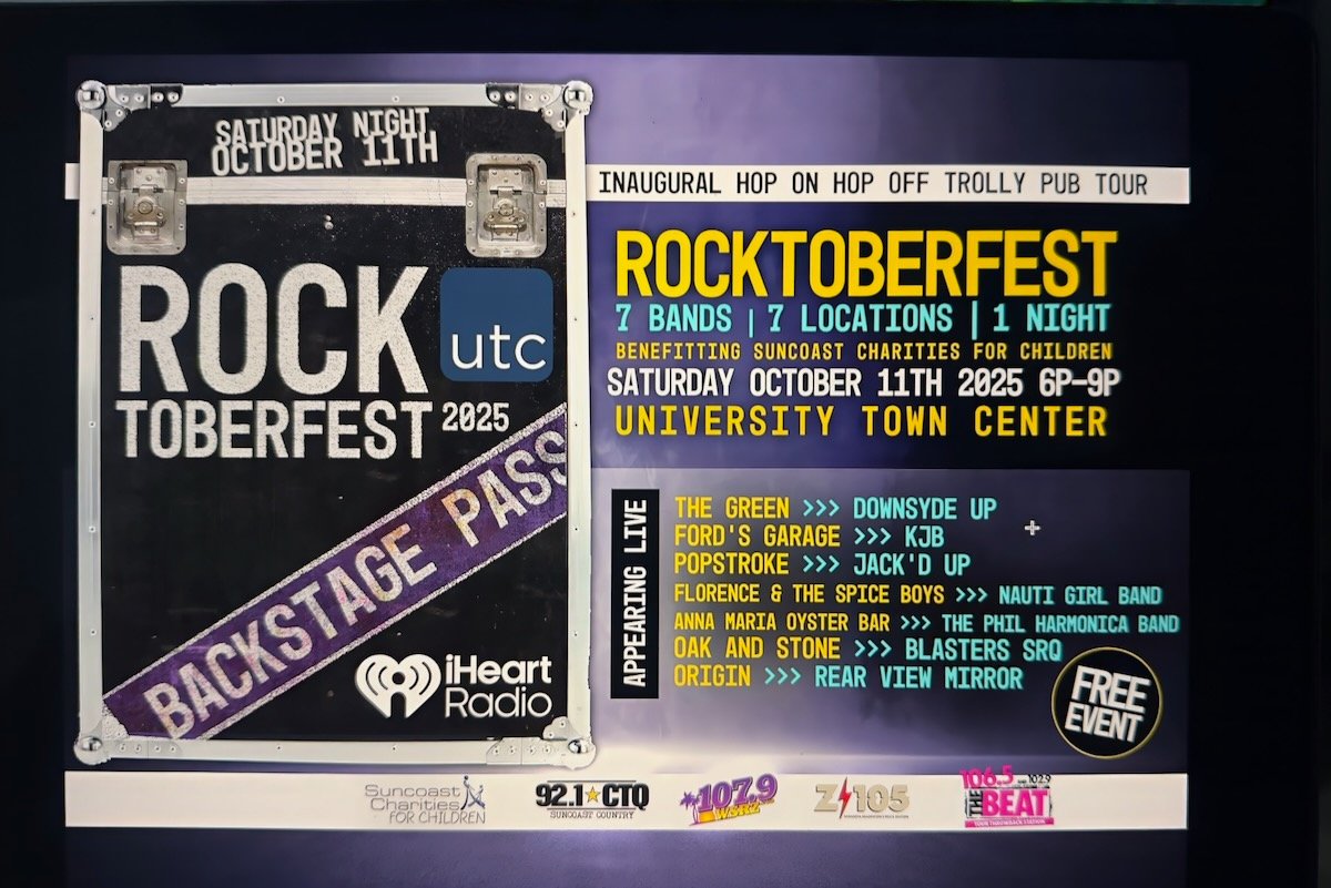 rocktoberfest at the UTC benefitting the suncoast charities for children