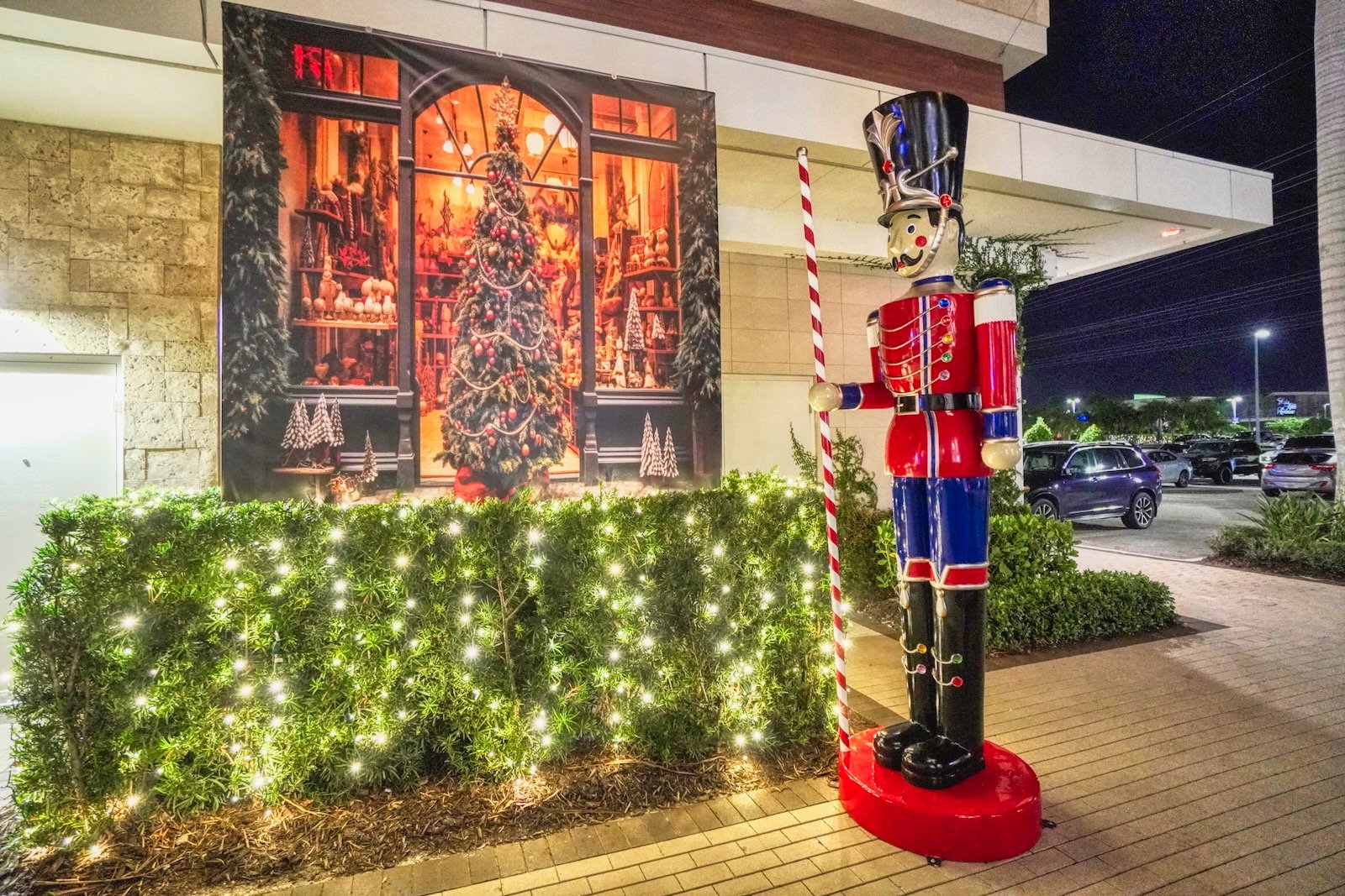 UTC Christmas UK themed "hallway"