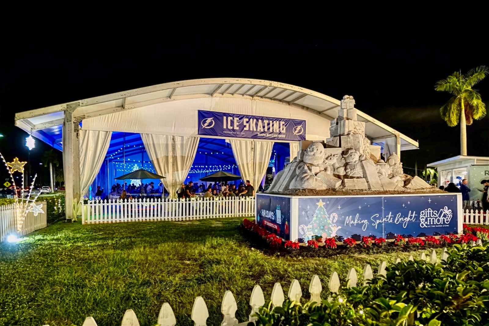 ice skating at UTC Christmas