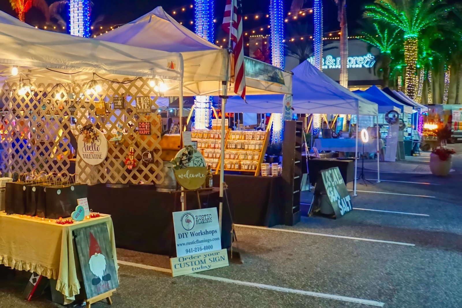 Night Market at UTC Christmas