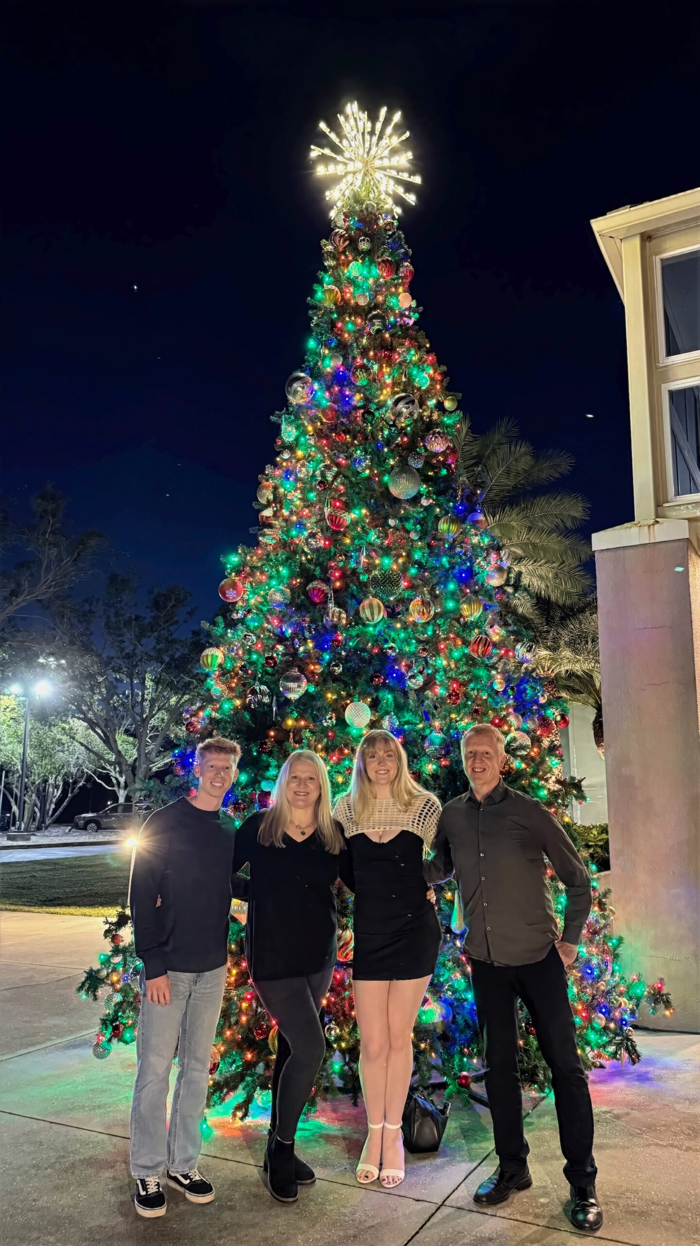 Mike Payne & family celebrate Christmas at UTC Christmas