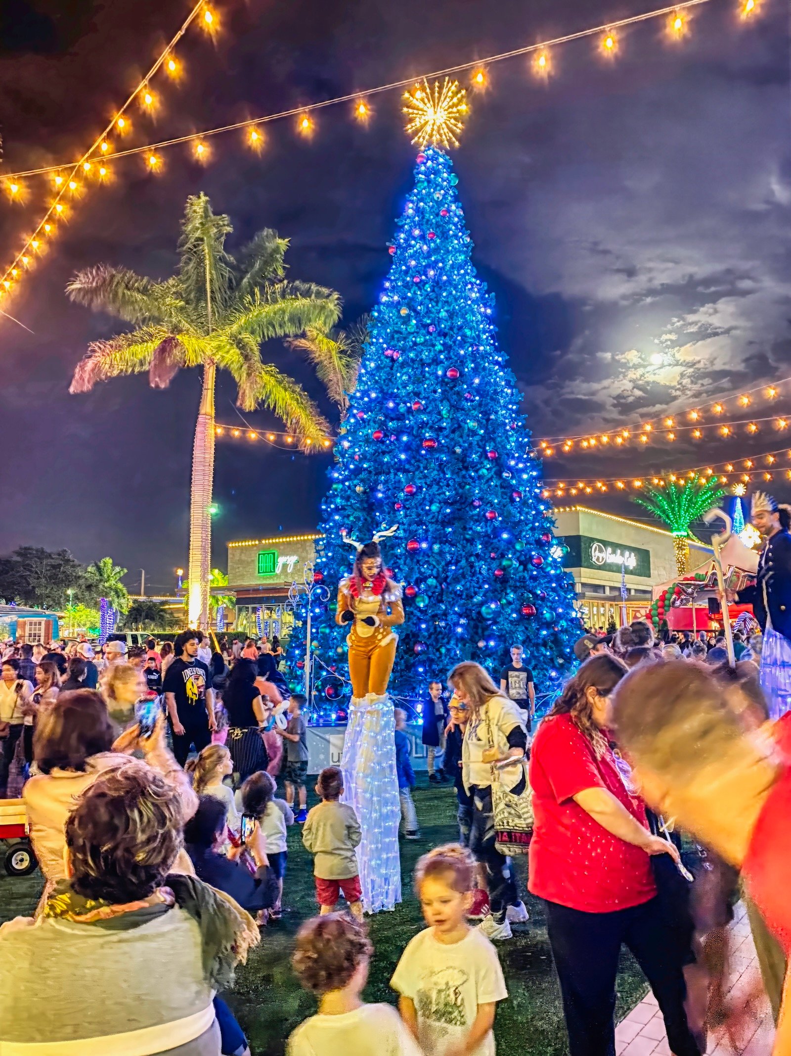 UTC Christmas with people of all ages enjoying the holidays