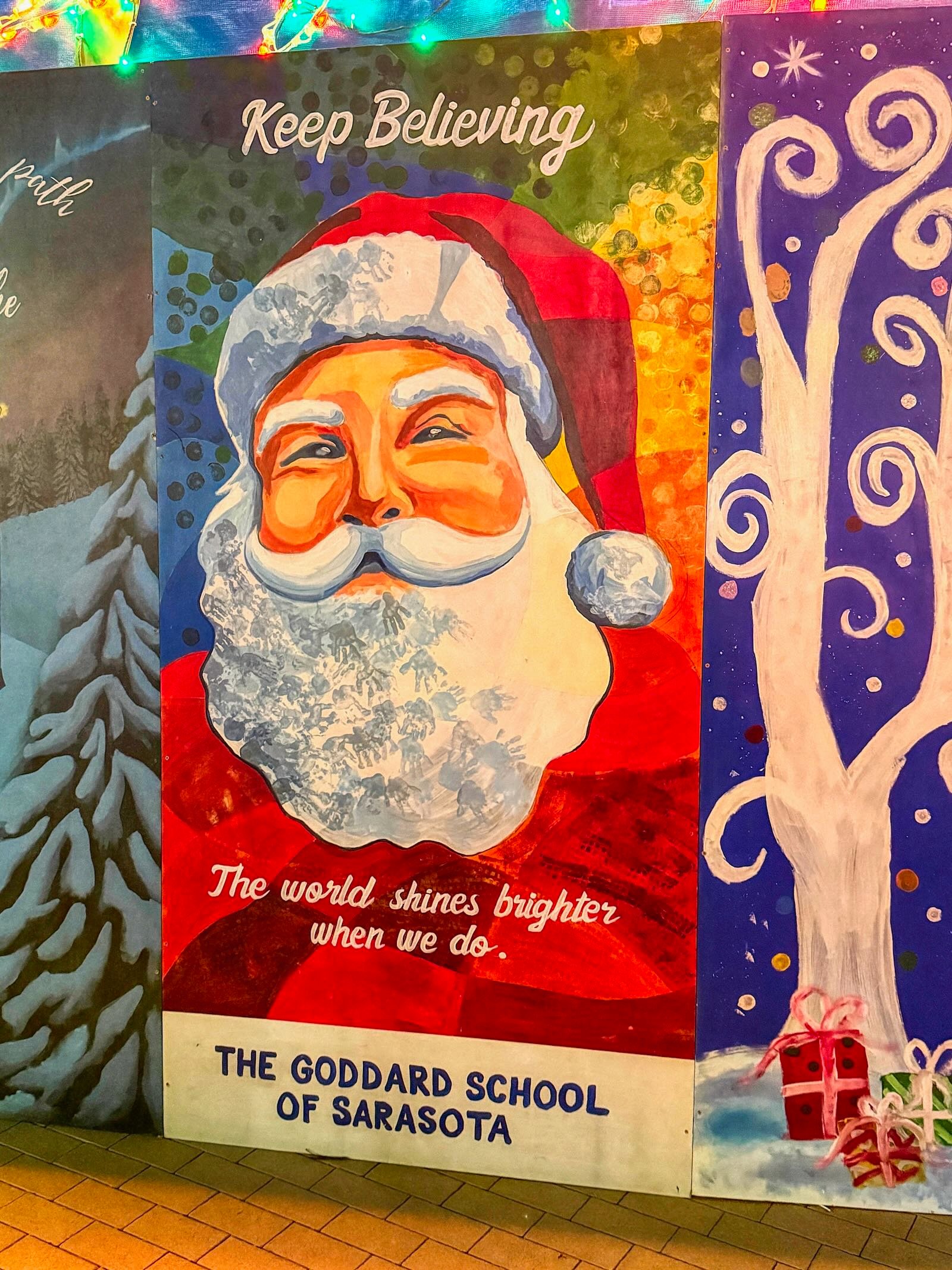 Christmas card UTC Sarasota displays great message