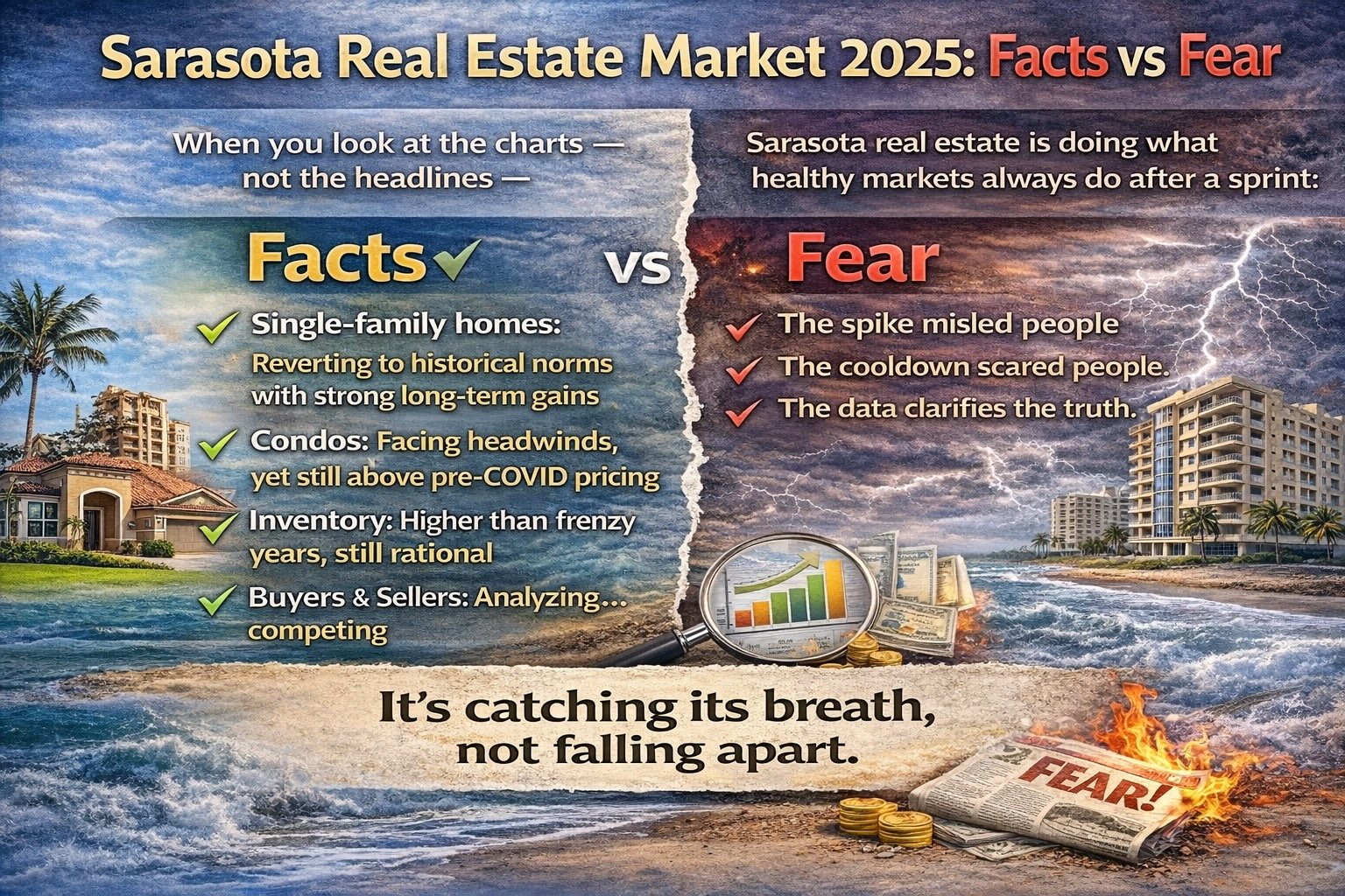 sarasota real estate market 2025 condos single family