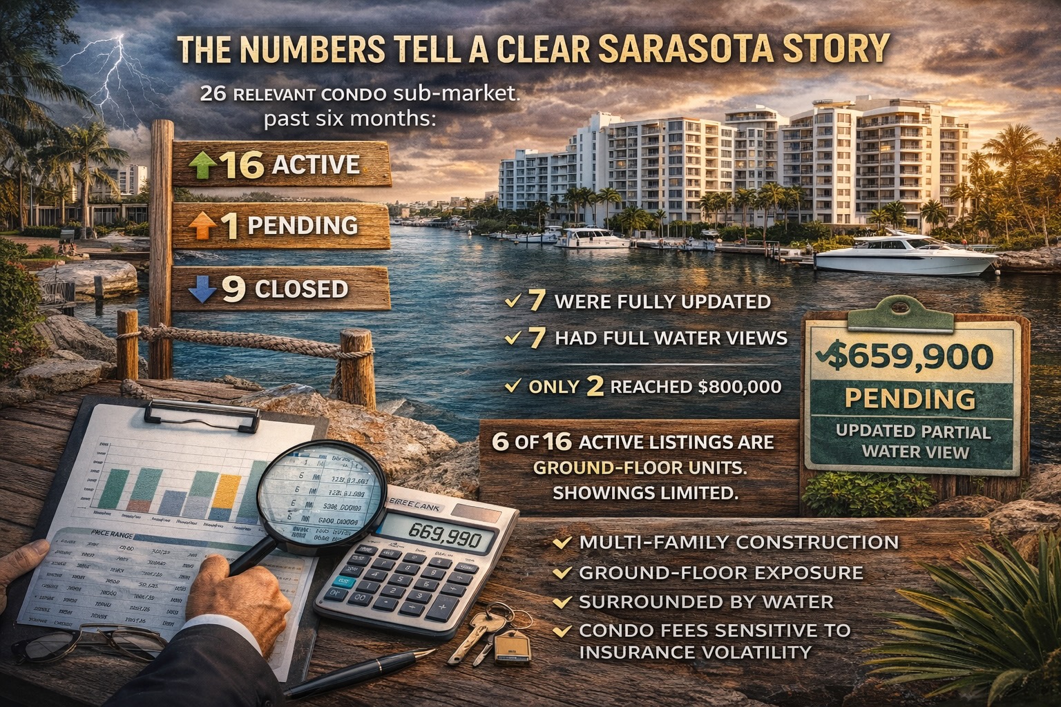 why isnt my condo in Sarasota selling