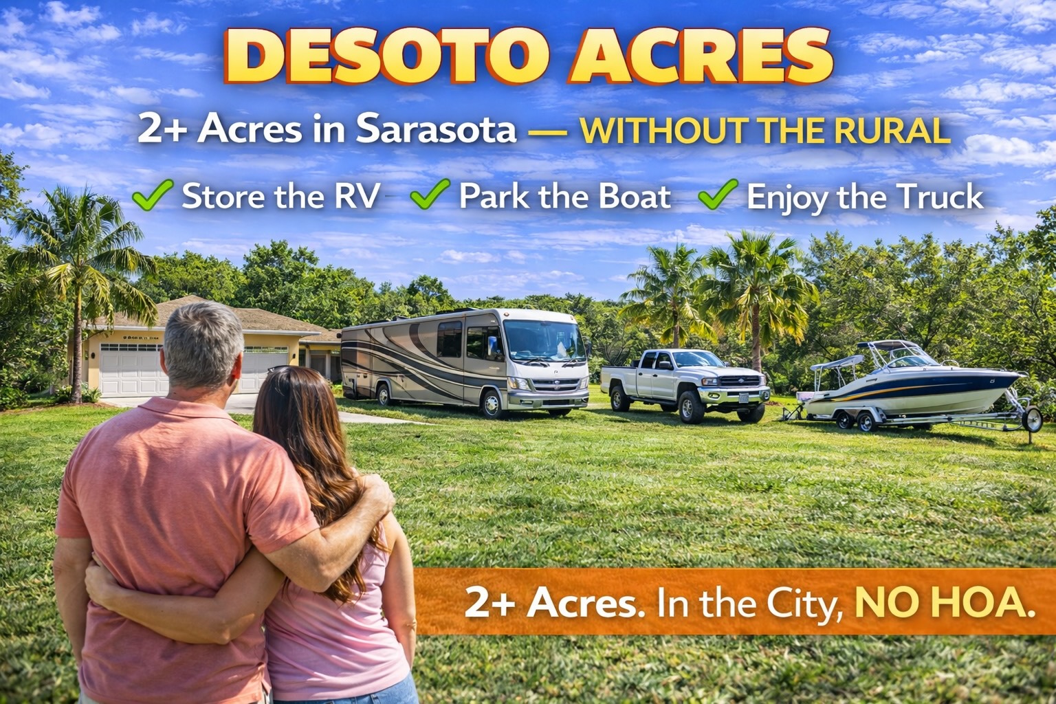 Desoto Acres Sarasota acreage