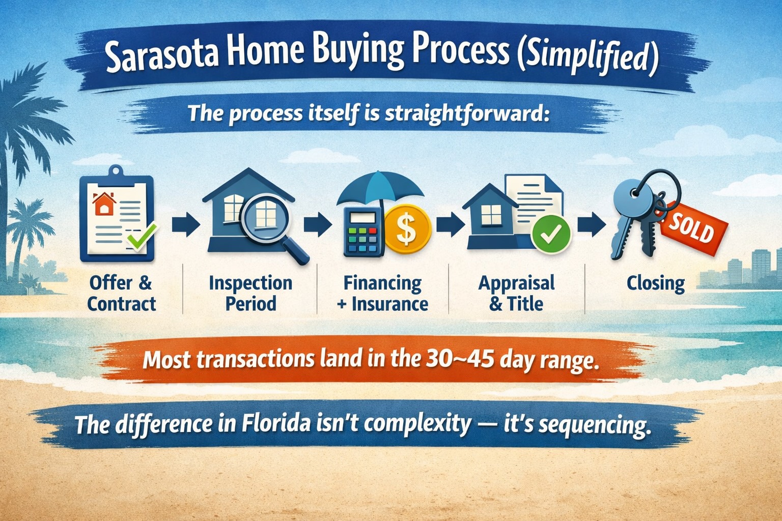 sarasota home buying process chart