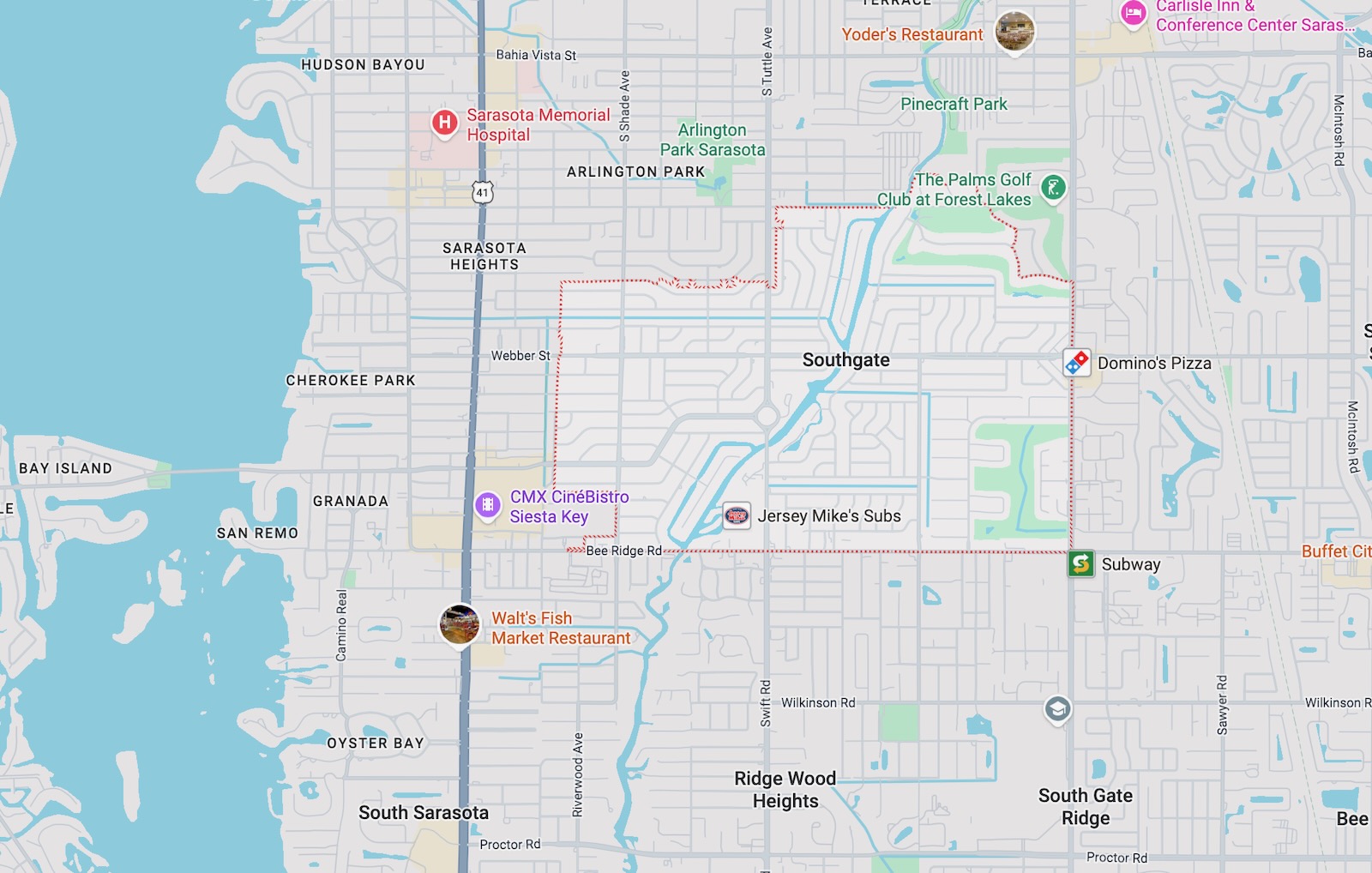 southgate neighborhood sarasota
