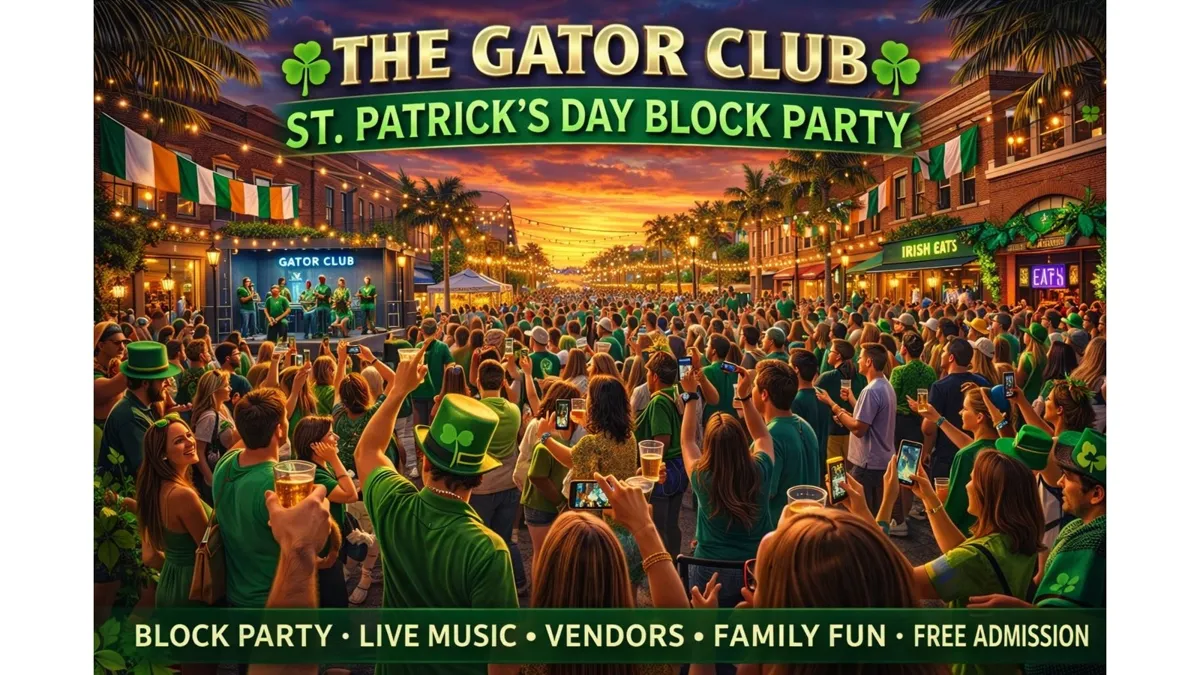 the gator club st patrick's day block party sarasota florida